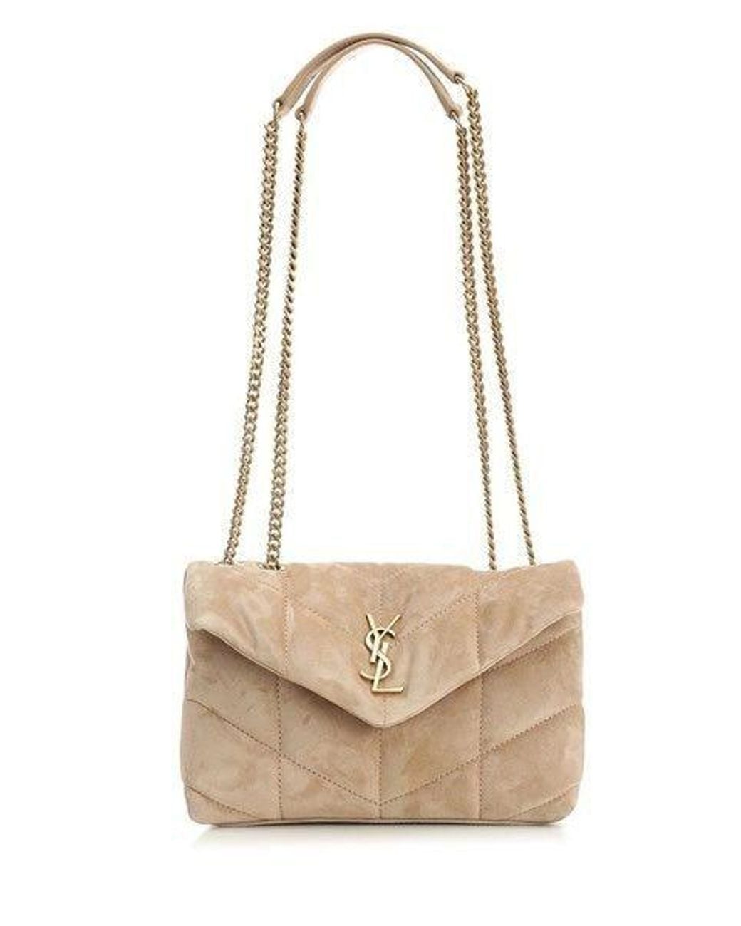Saint Laurent Natural Puffer Toy Mini Bag