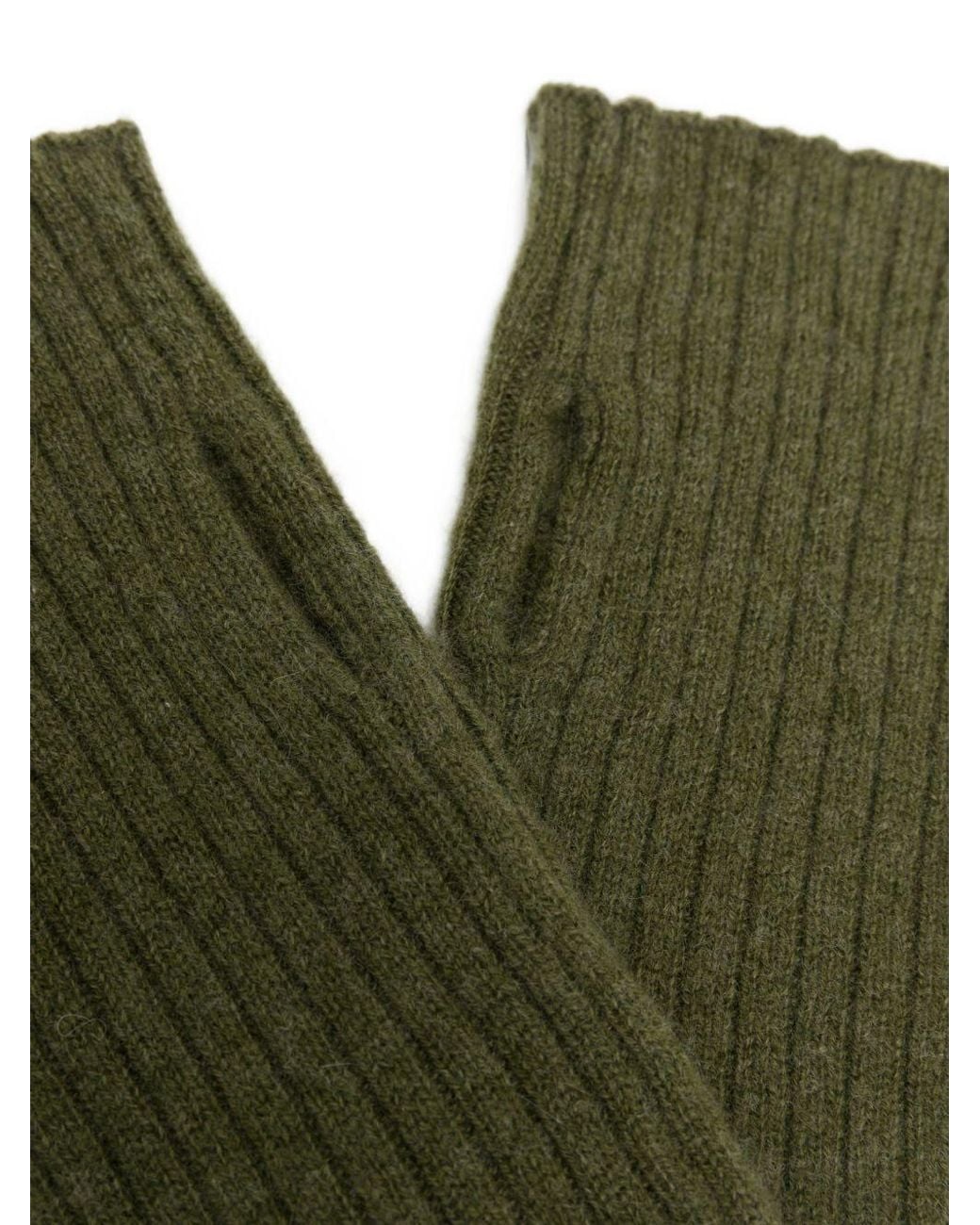 C.t. Plage Green Cashmere Arm Warmer