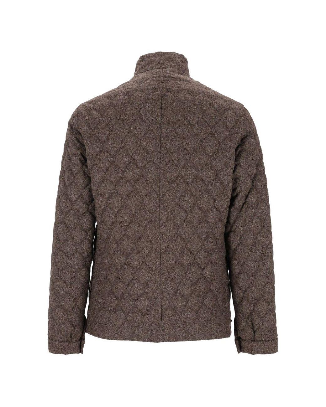 Emporio Armani Brown Wool Jacket for men