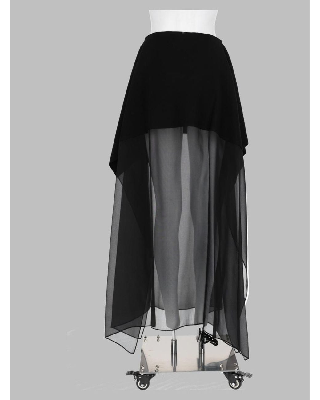 Sportmax Black Sleek Tailored Skirt For
