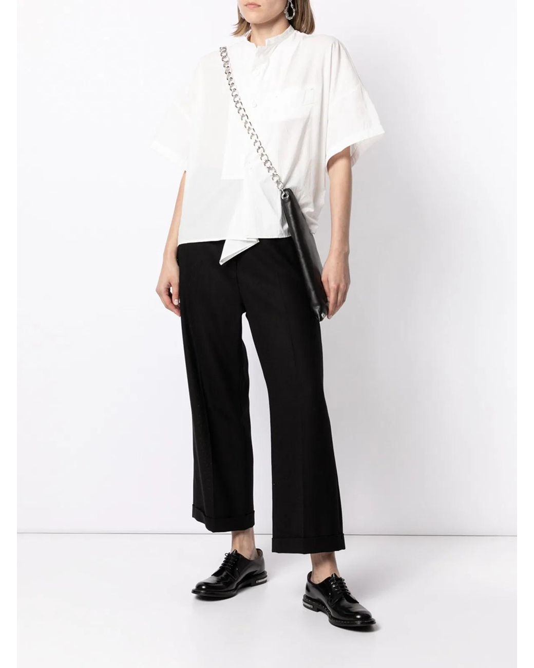 Y's Yohji Yamamoto White Ko-F/B Open B Shirt