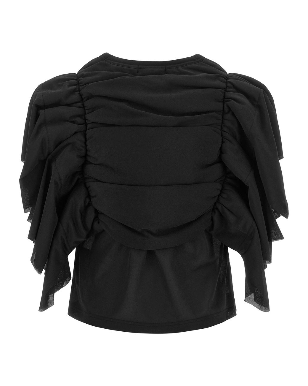 Comme des Garçons Black Ruffle Top