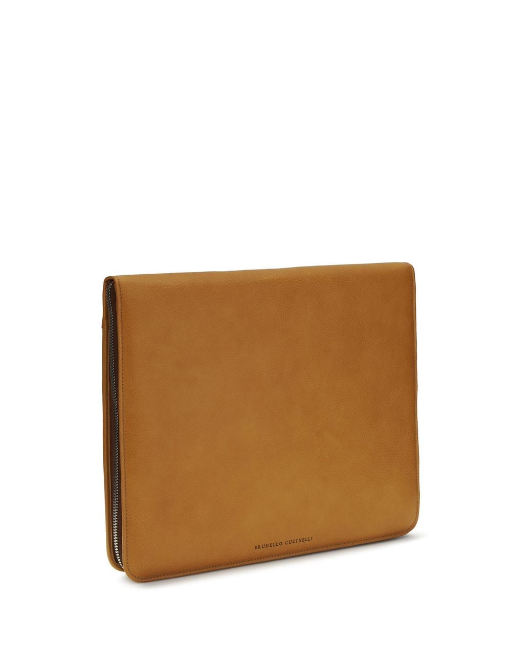 Brunello Cucinelli Brown Laptop Case Calf Leather for men