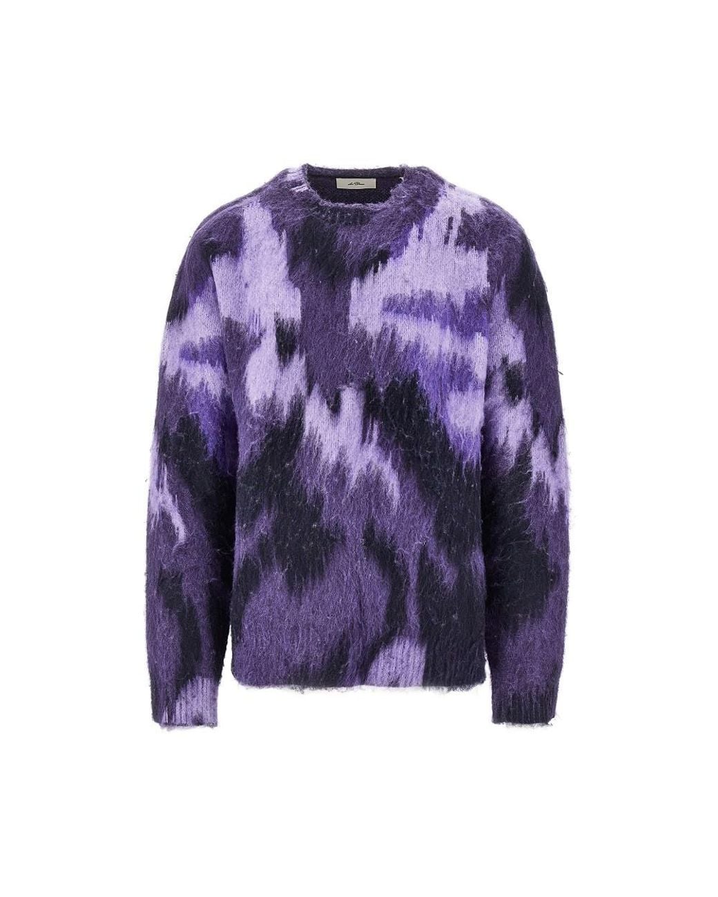 Les Deux Purple Forrest Crewneck Sweater for men