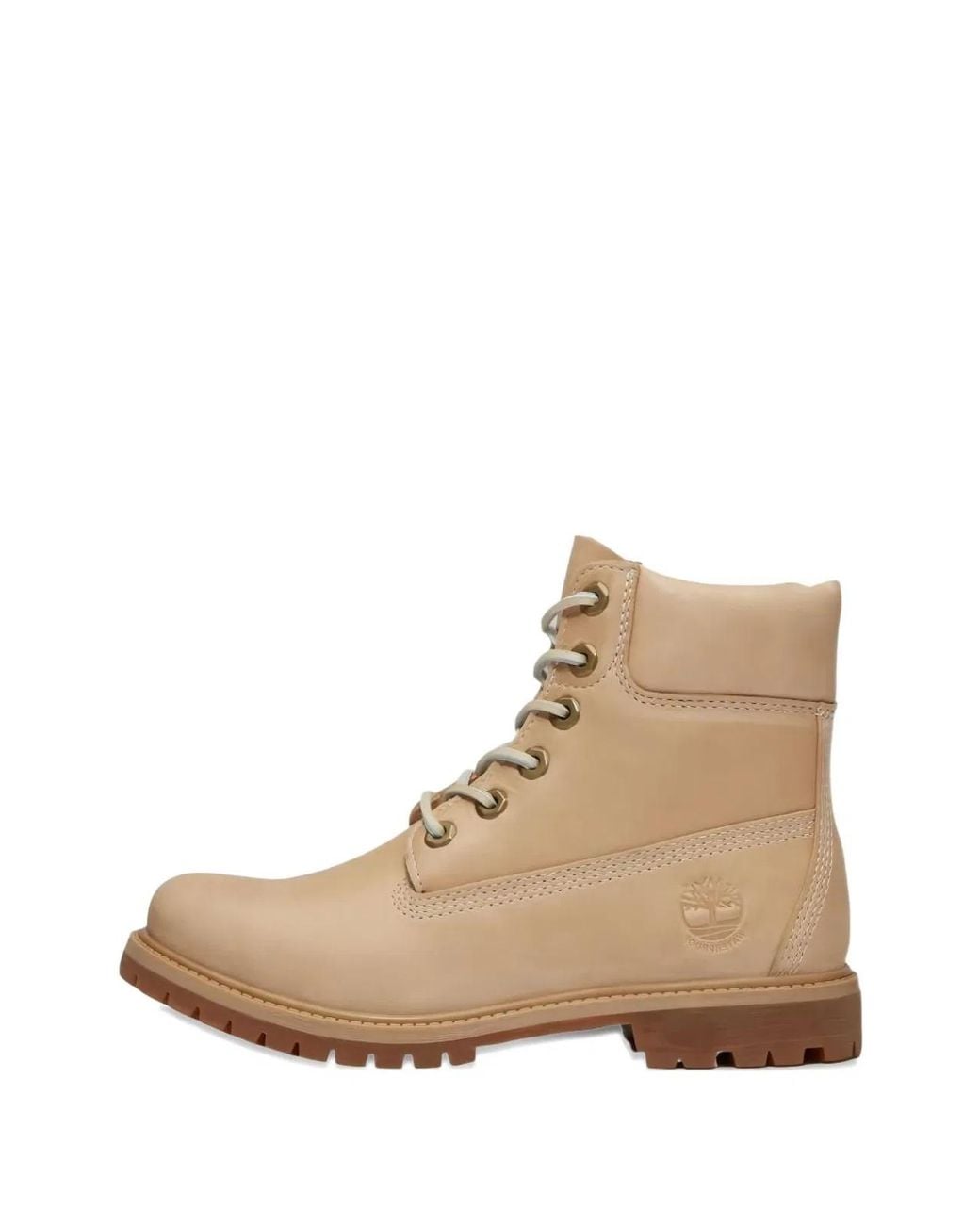 Timberland Natural Leather Rubber Boots