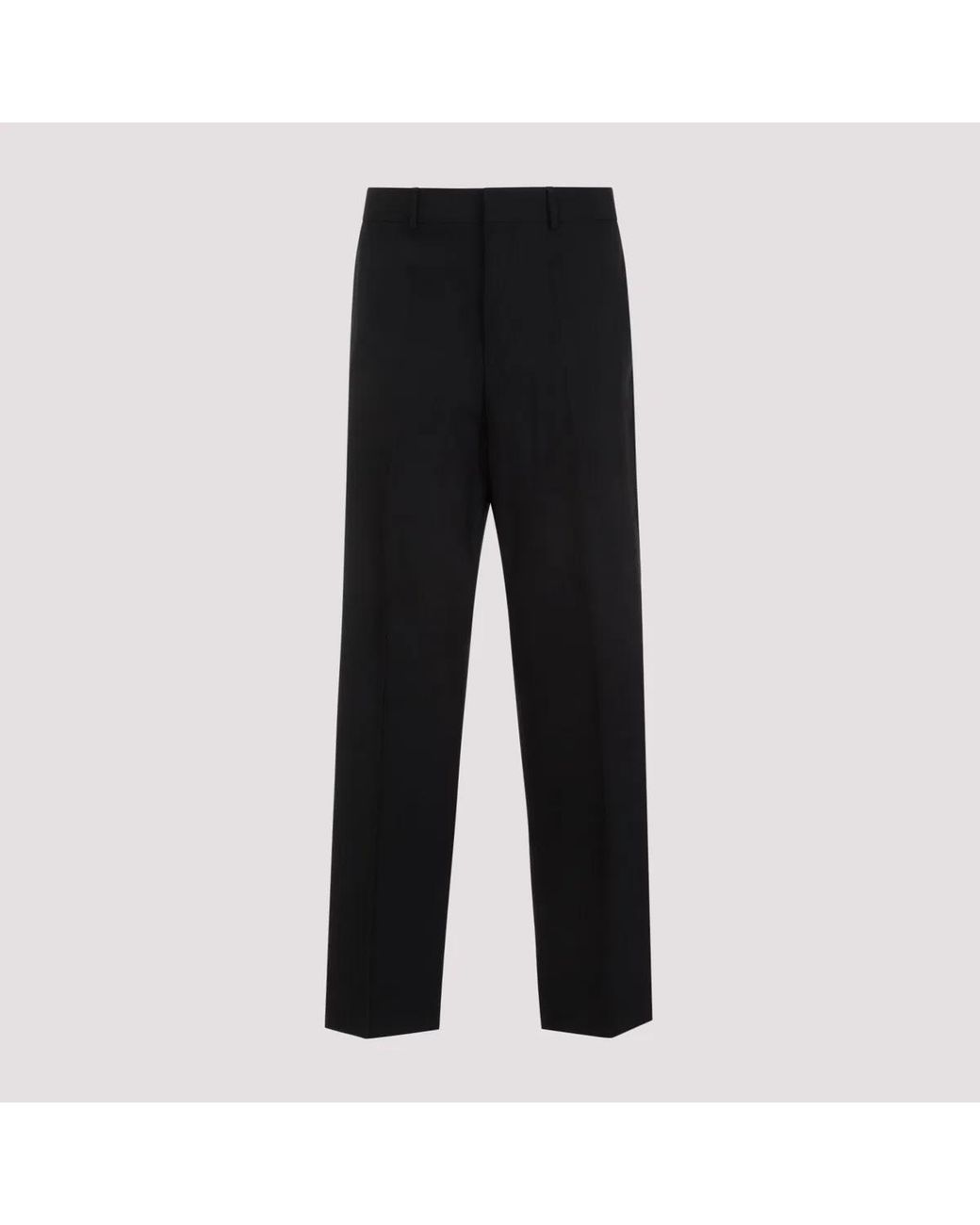 Valentino Garavani Black Wool Pant for men