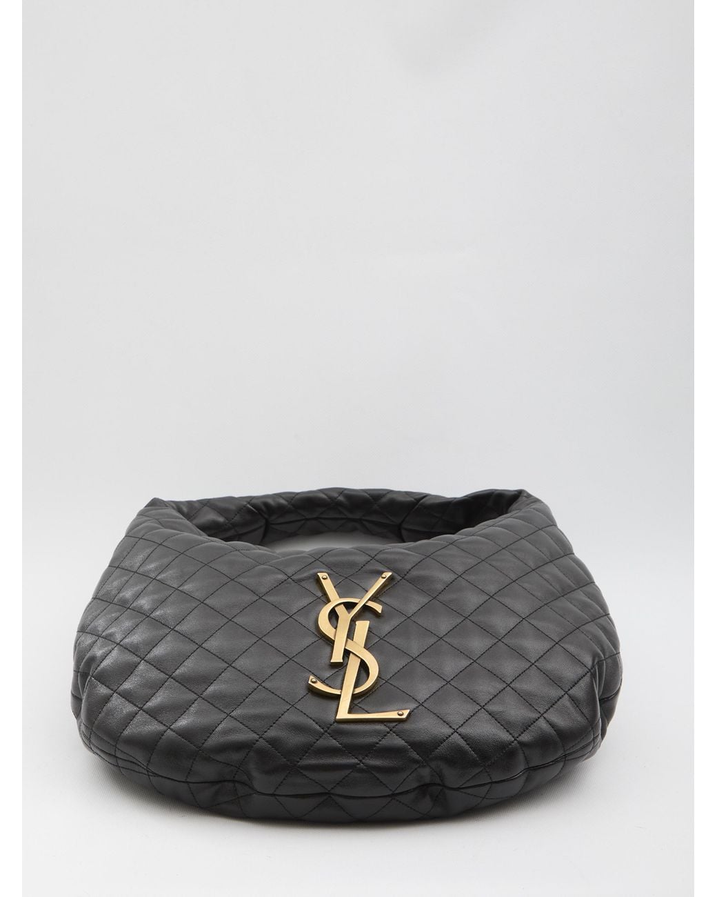 Saint Laurent Black Icare Hobo