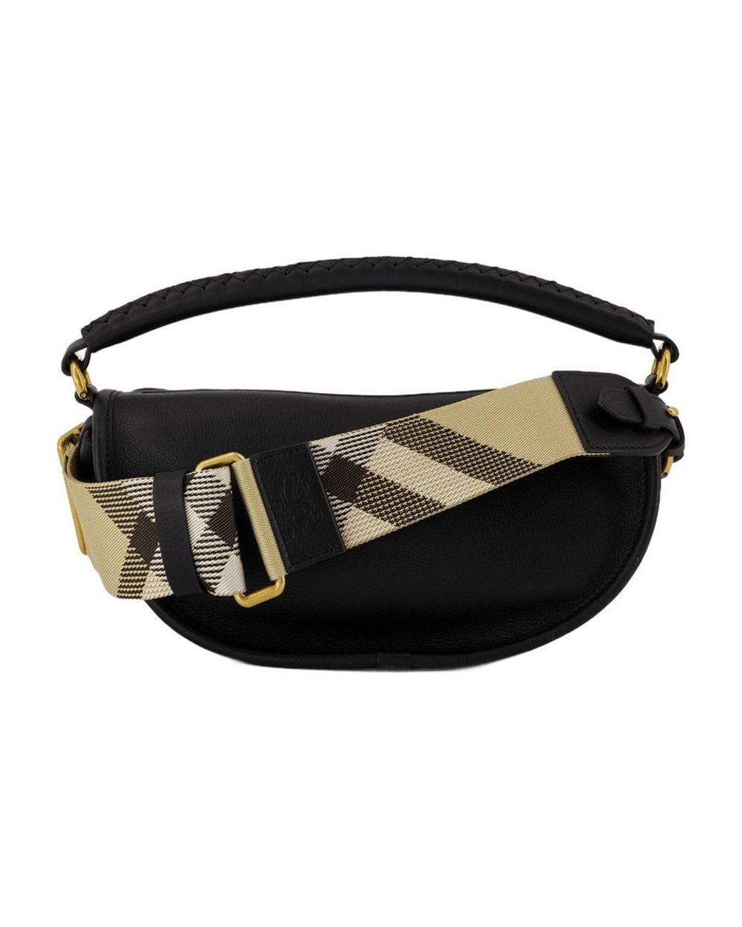 Burberry Black B-Clip Shoulder Bag