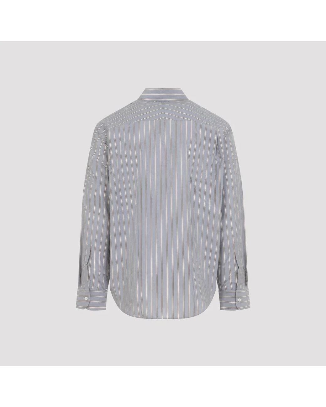Studio Nicholson Gray View Boxy Oversized Shirt for men
