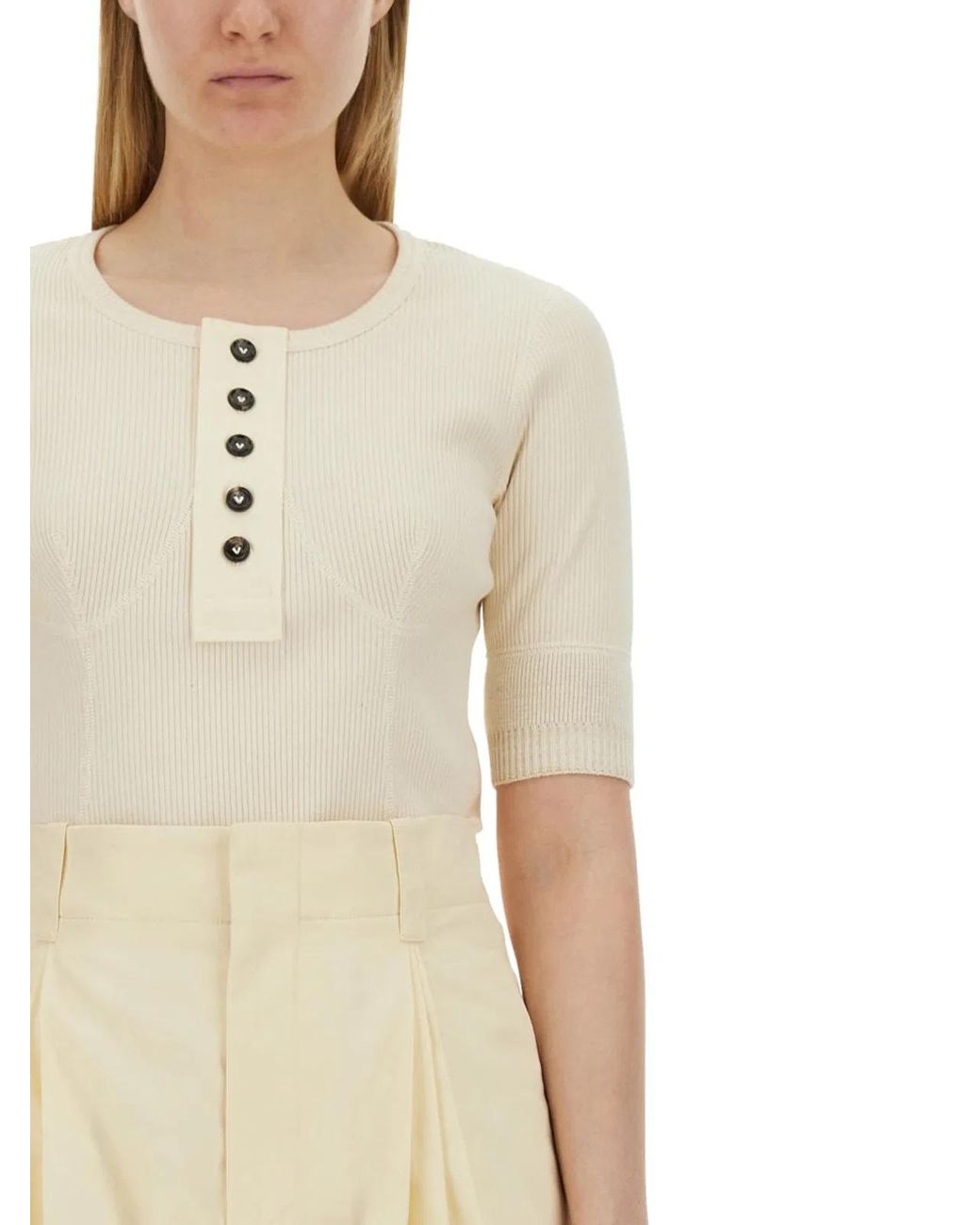 Bottega Veneta Natural Classic T-Shirt (Size S)