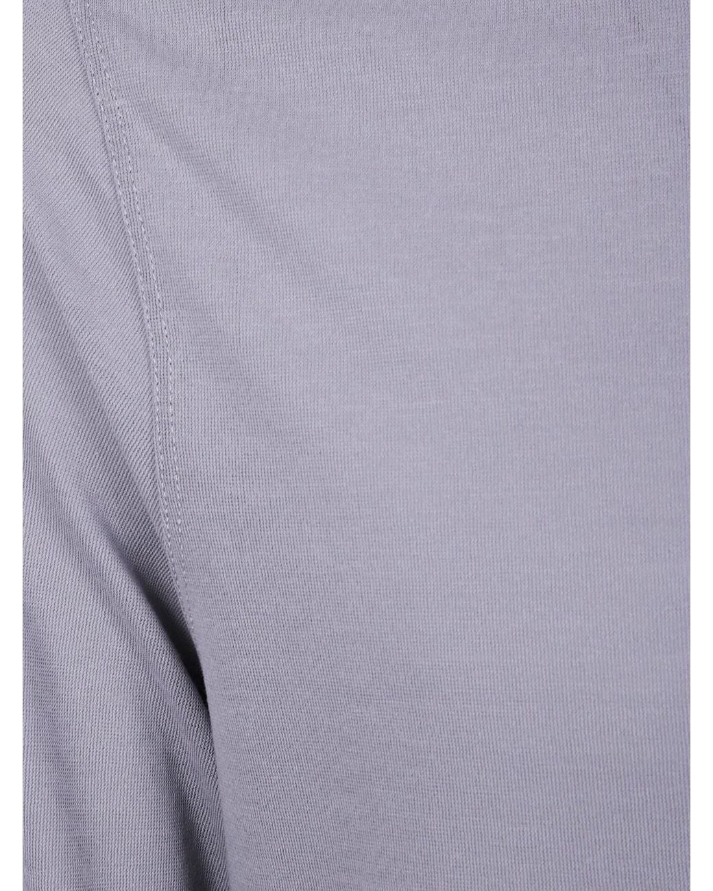 Zanone Blue Long Sleeves Classic T-Shirt for men
