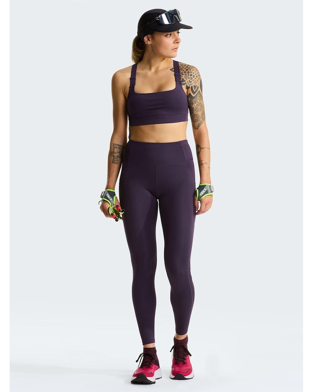 The North Face Purple Refina Sports Bra