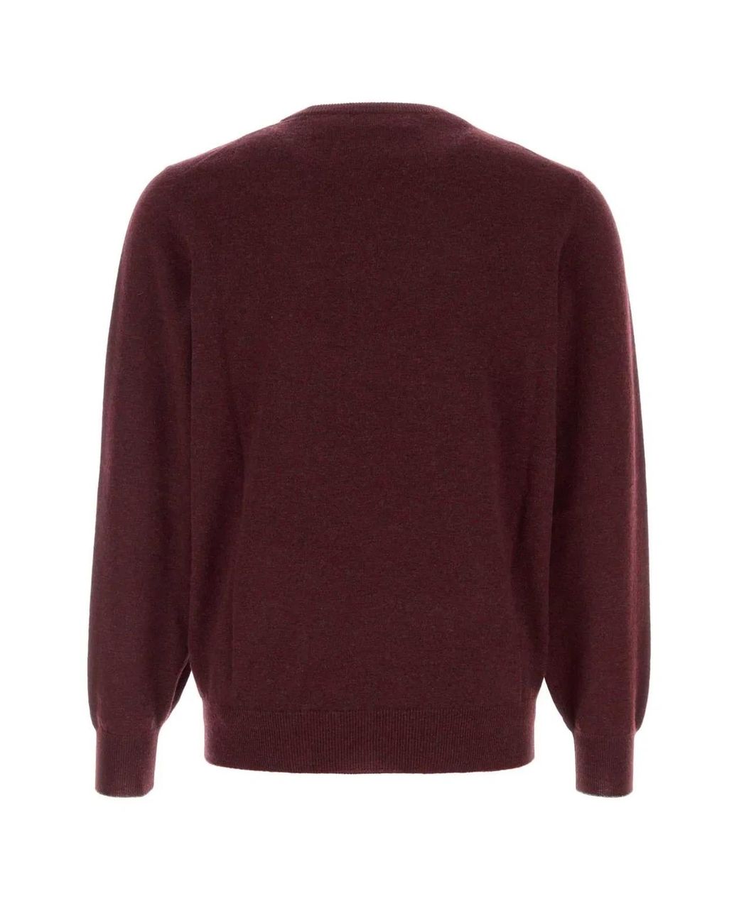 Brunello Cucinelli Purple Crew Neck Sweater for men
