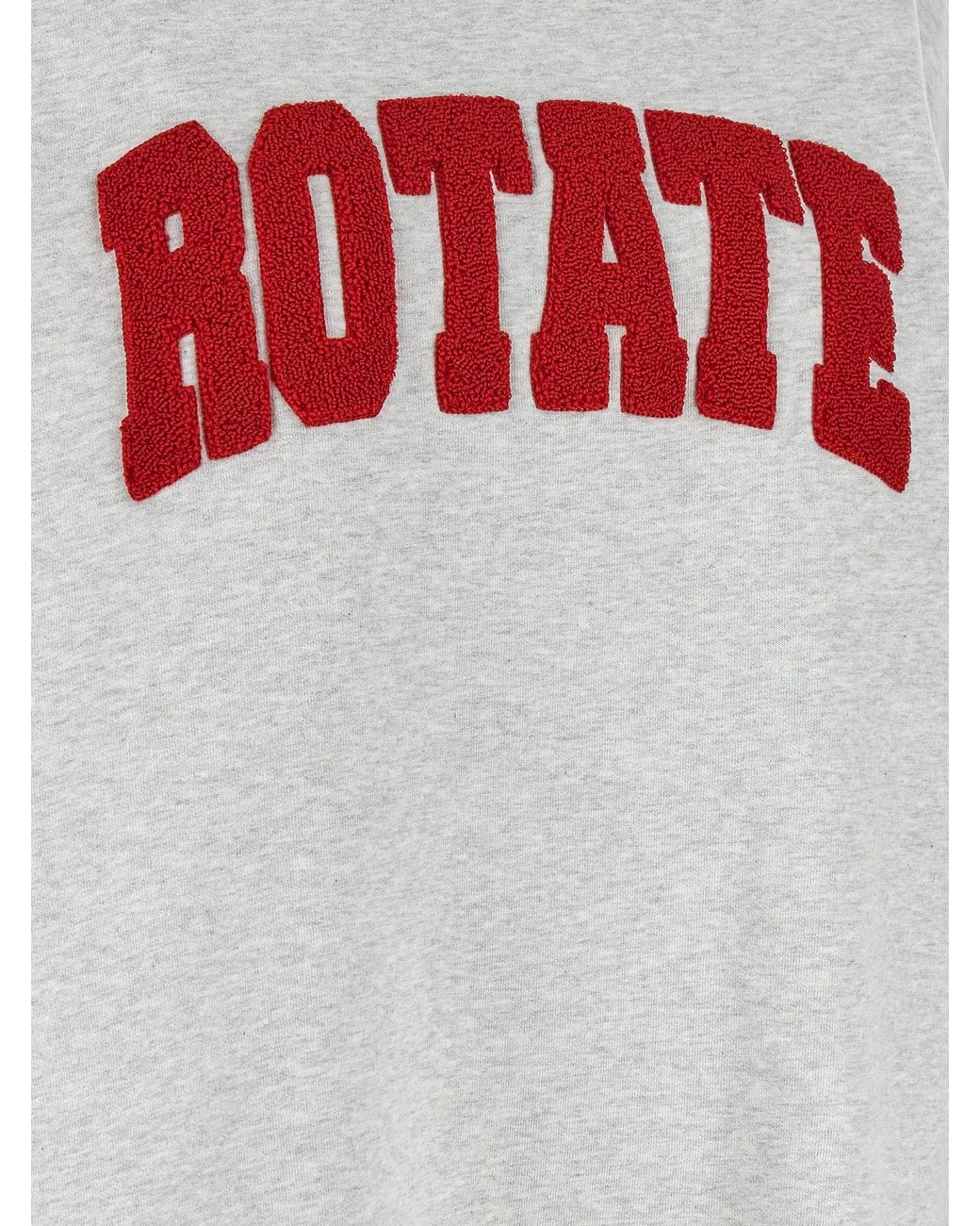 ROTATE BIRGER CHRISTENSEN White Rotate Birger Christensen Logo Sweatshirt