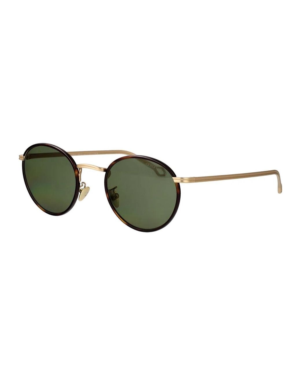 Giorgio Armani Green Metal Sunglasses