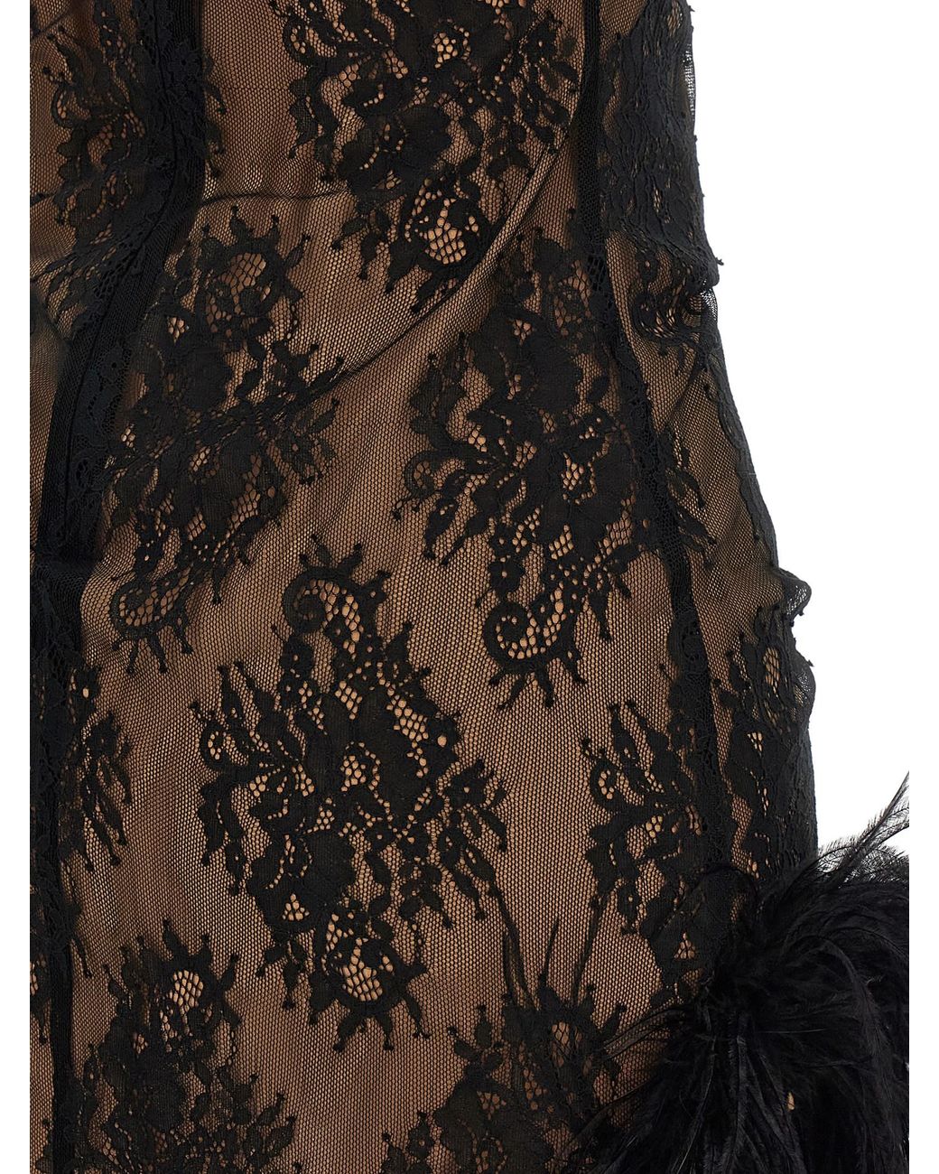 GIUSEPPE DI MORABITO Black Dress With Train