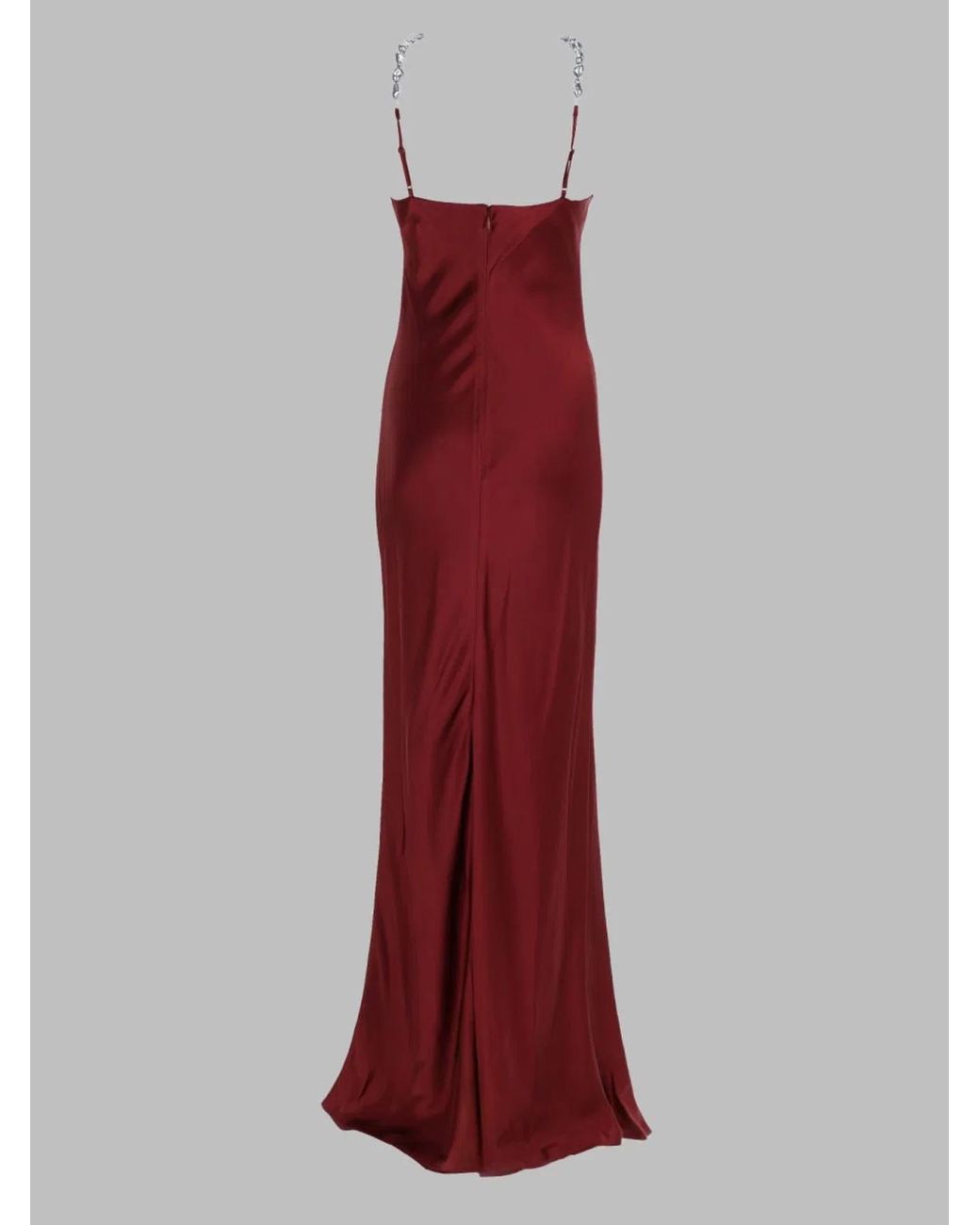 Staud Red Halter Maxi Dress