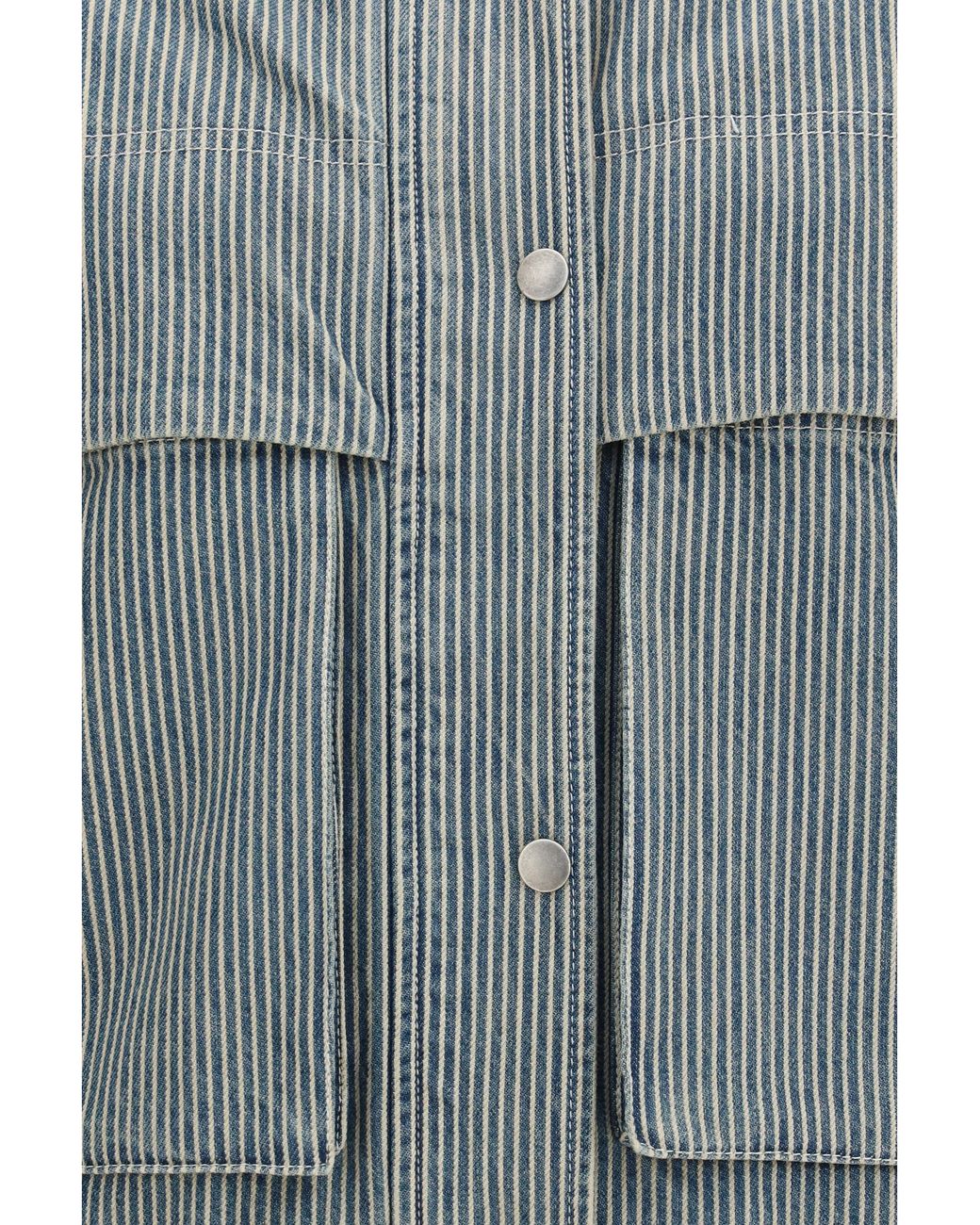 Isabel Marant Gray Marant Etoile Edany Cotton Twill Jacket