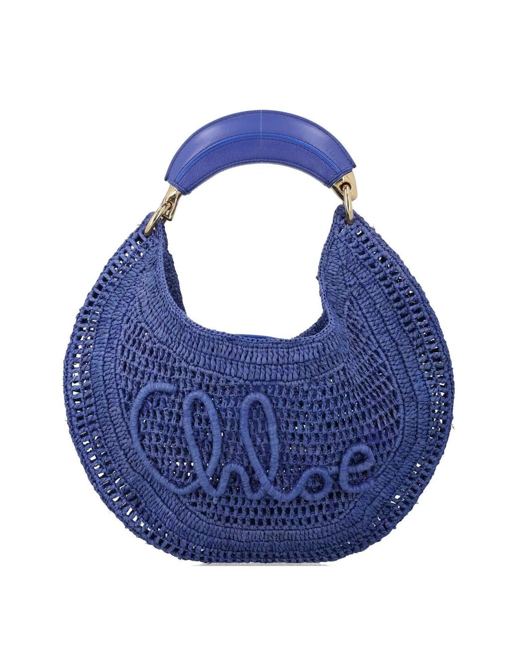 Chloé Blue Summer Banana Bag