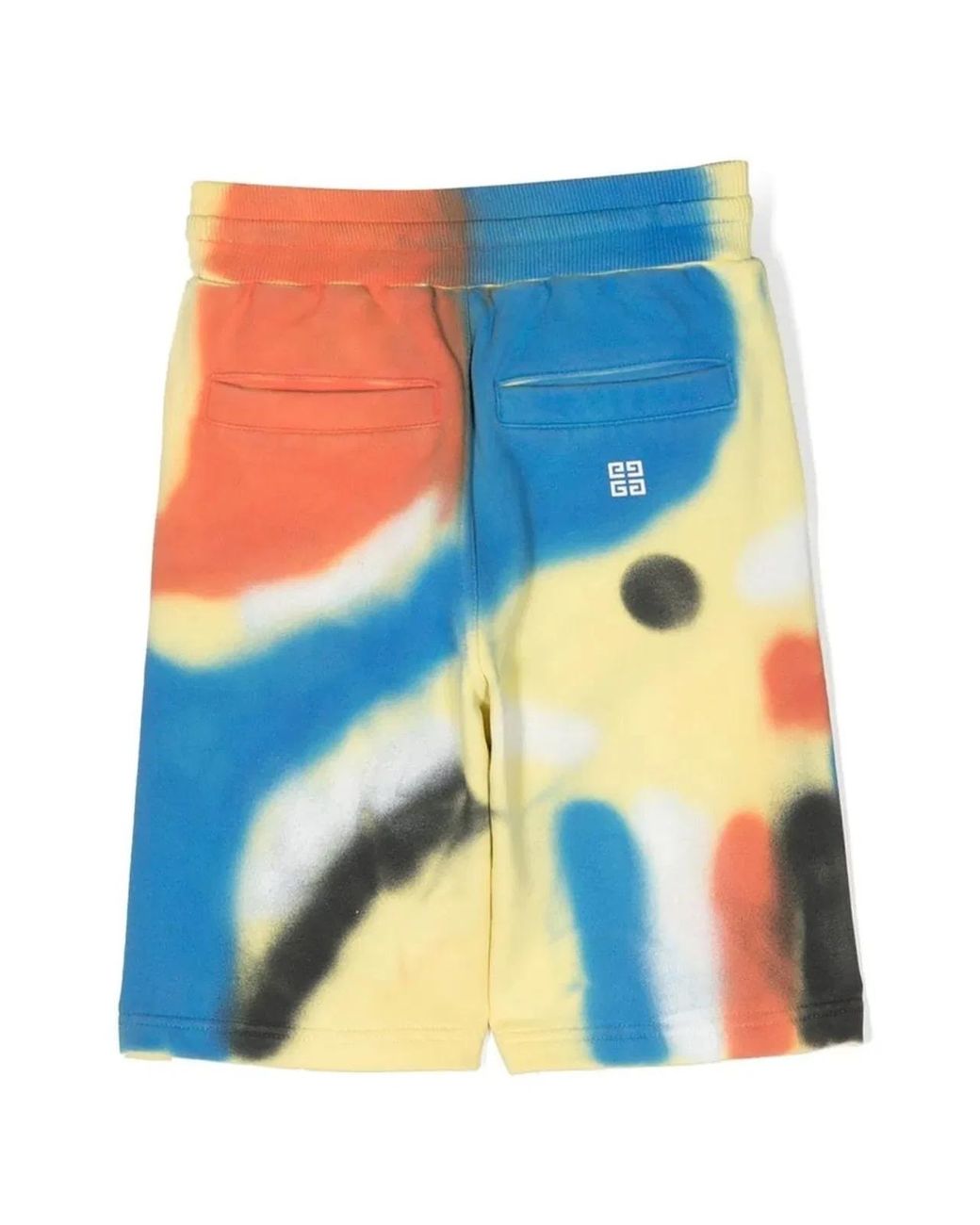 Givenchy Blue Bermuda Shorts Side Logo