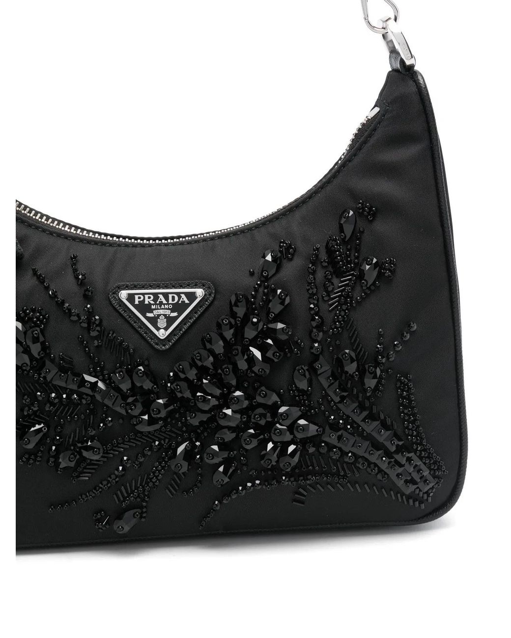 Prada Black Econyl Detachable Straps
