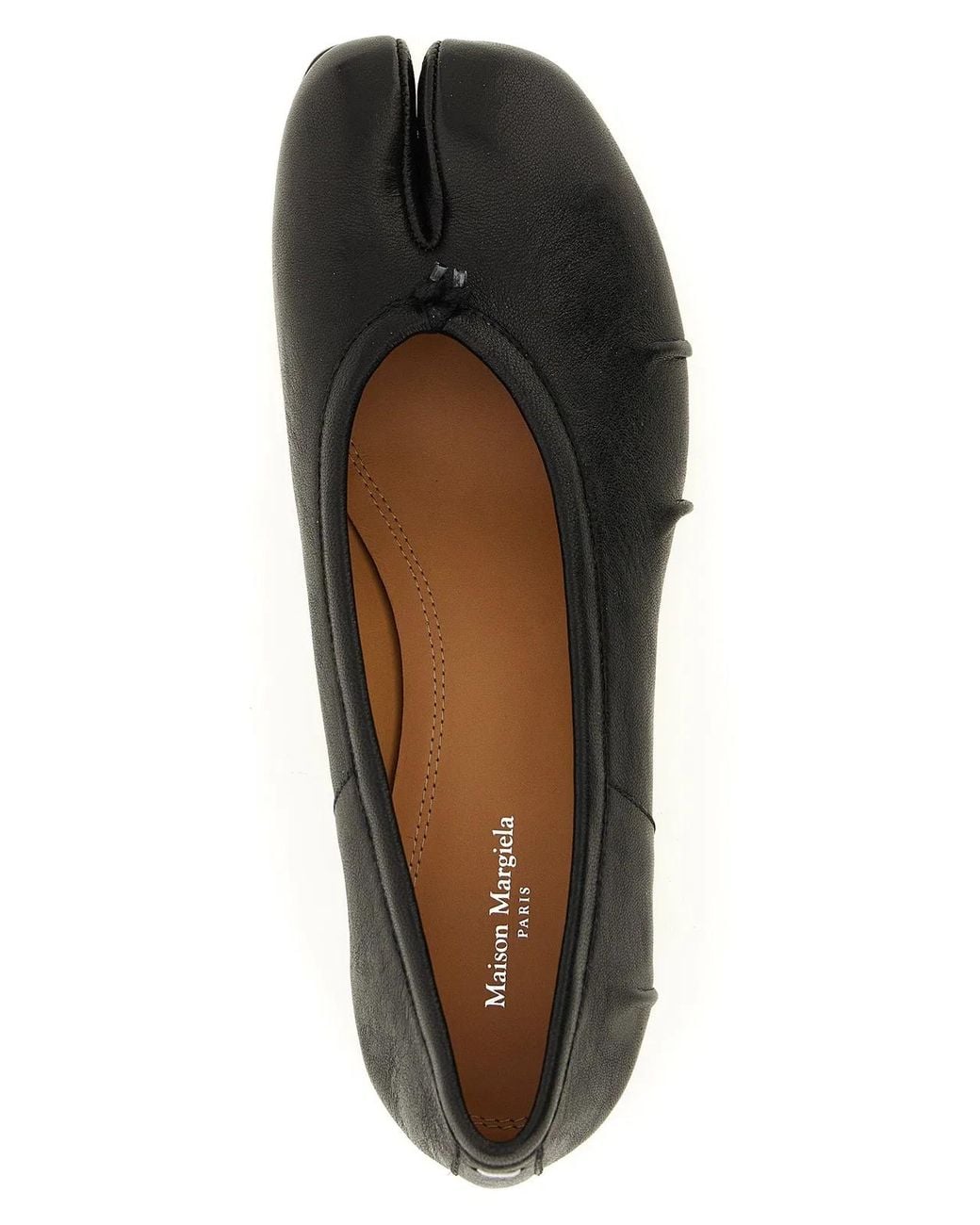 Maison Margiela Black 'Tabi' Ballet Flats
