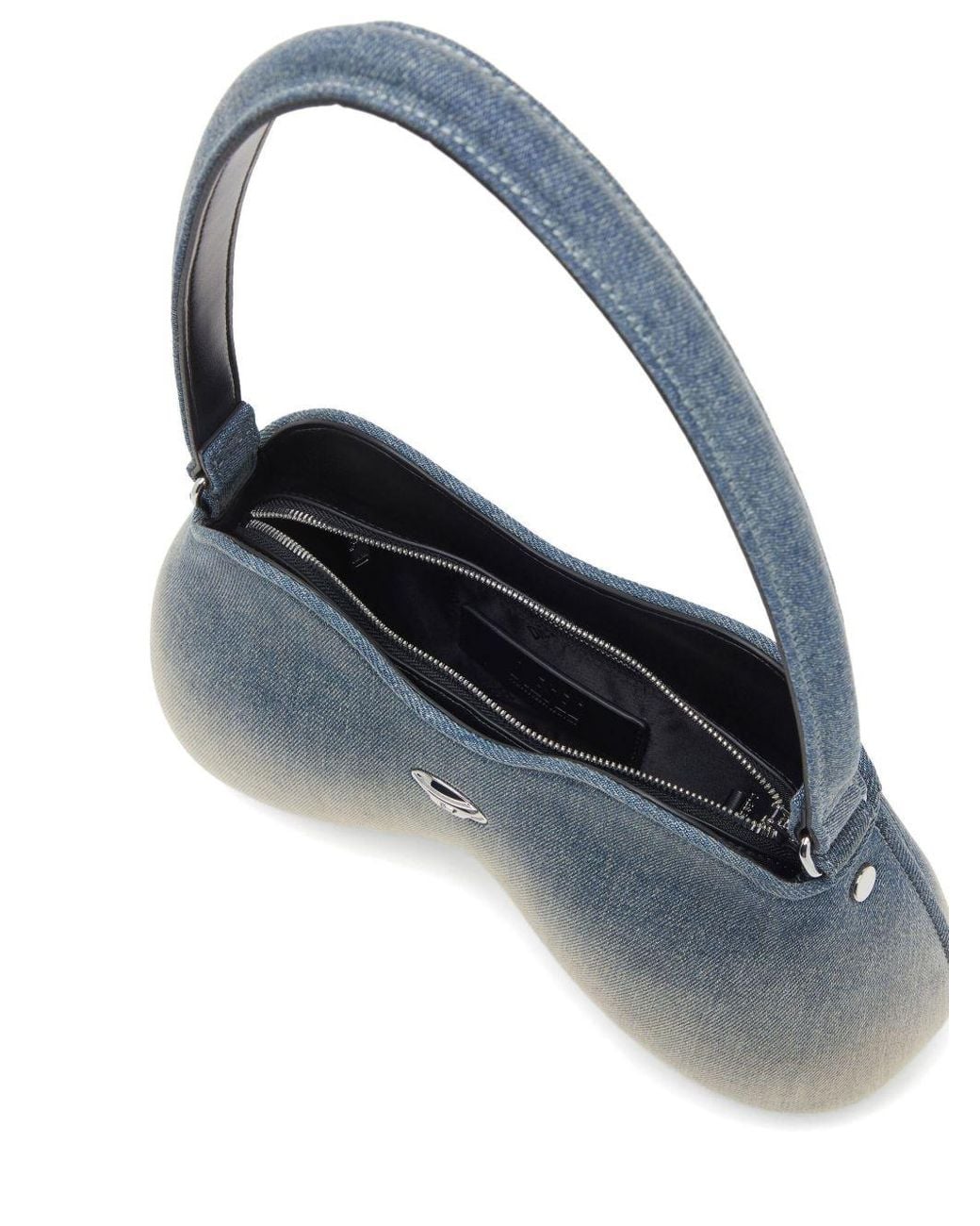 DIESEL Blue Double-D Denim Shoulder Bag