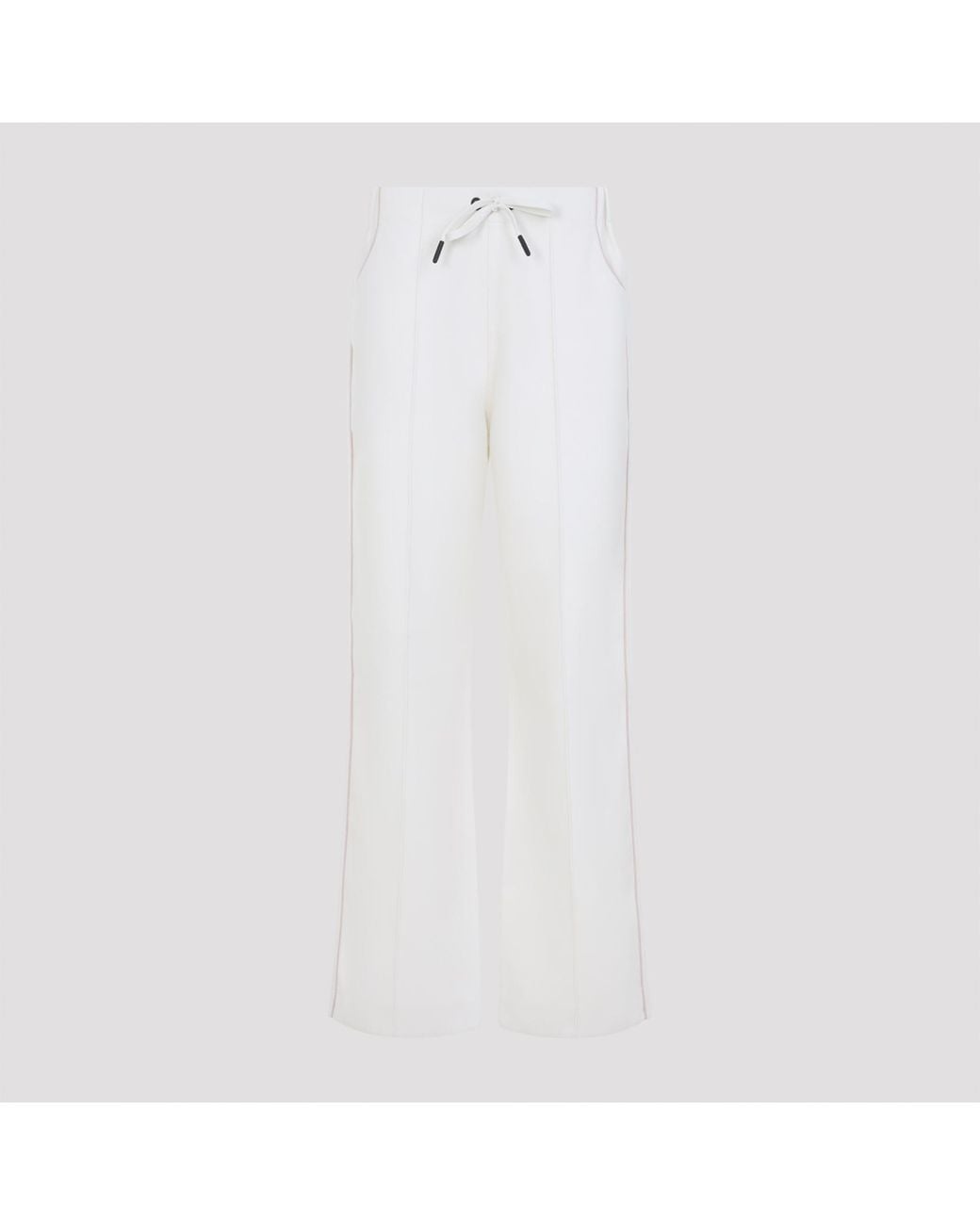 Moncler White Sweat Bottoms
