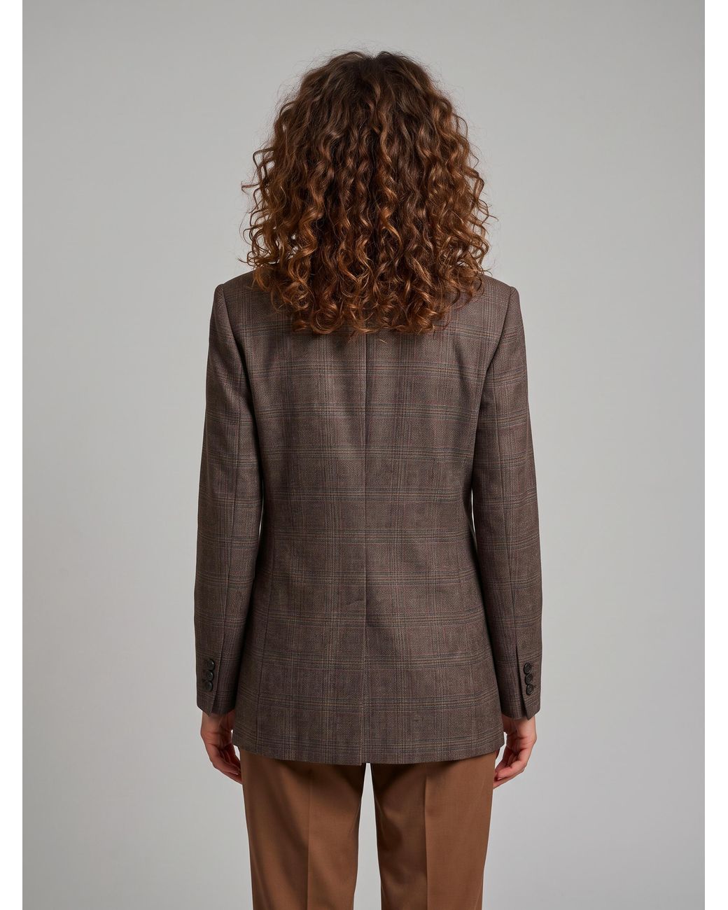 SUTTON NEW YORK Brown Double-Breasted Jacket