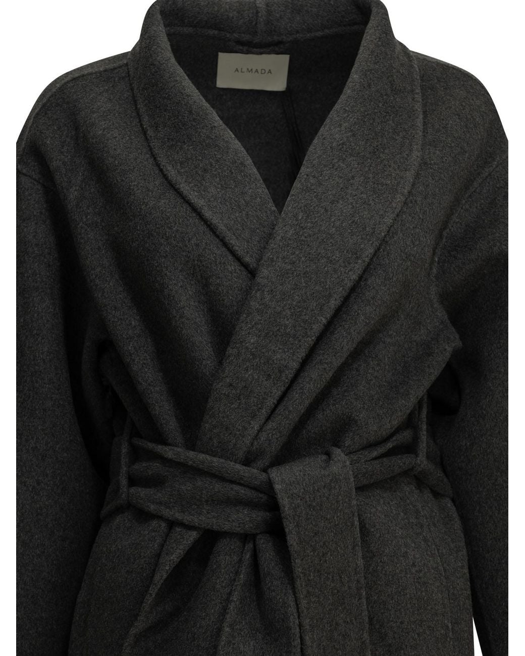 Almada Label Black "Mara" Long Coat