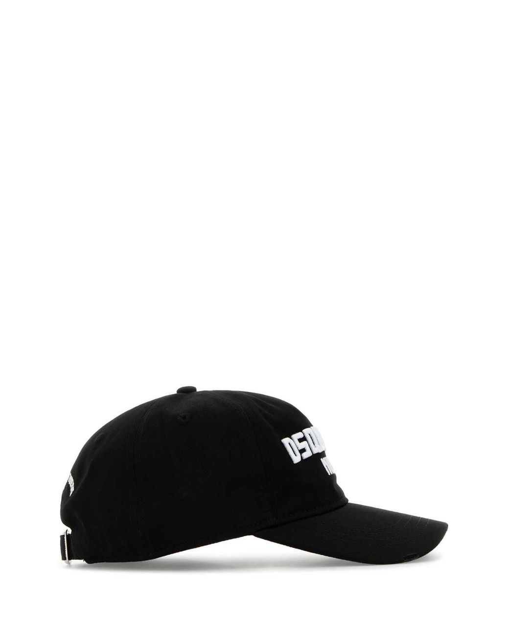 DSquared² Black Dsquared Cotton Baseball Cap for men