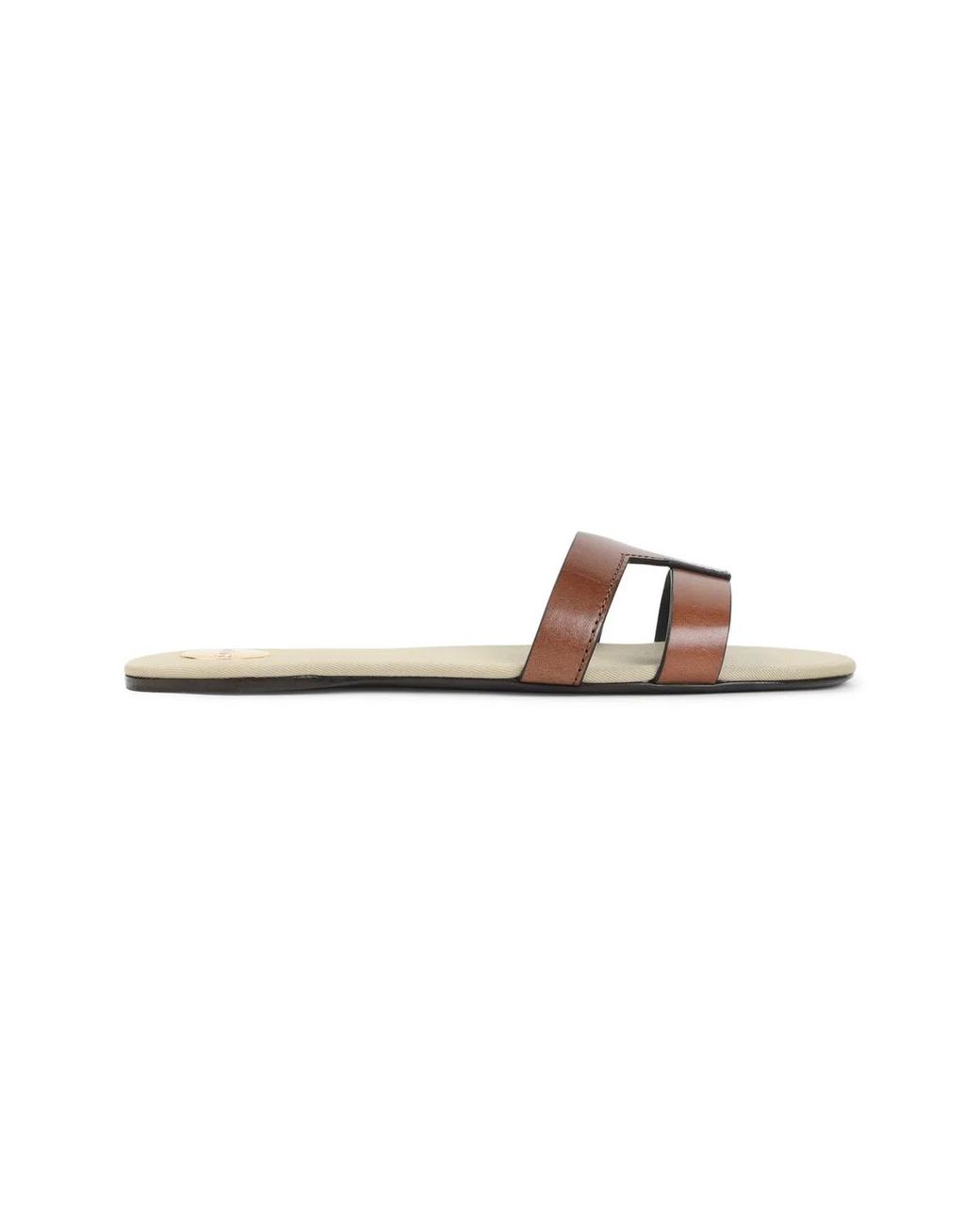 Saint Laurent Brown Bruciato Mabrouka Sandals
