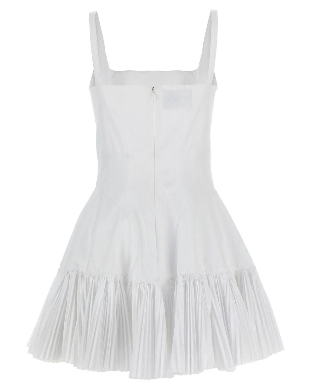 Giovanni bedin White Pleated Dress
