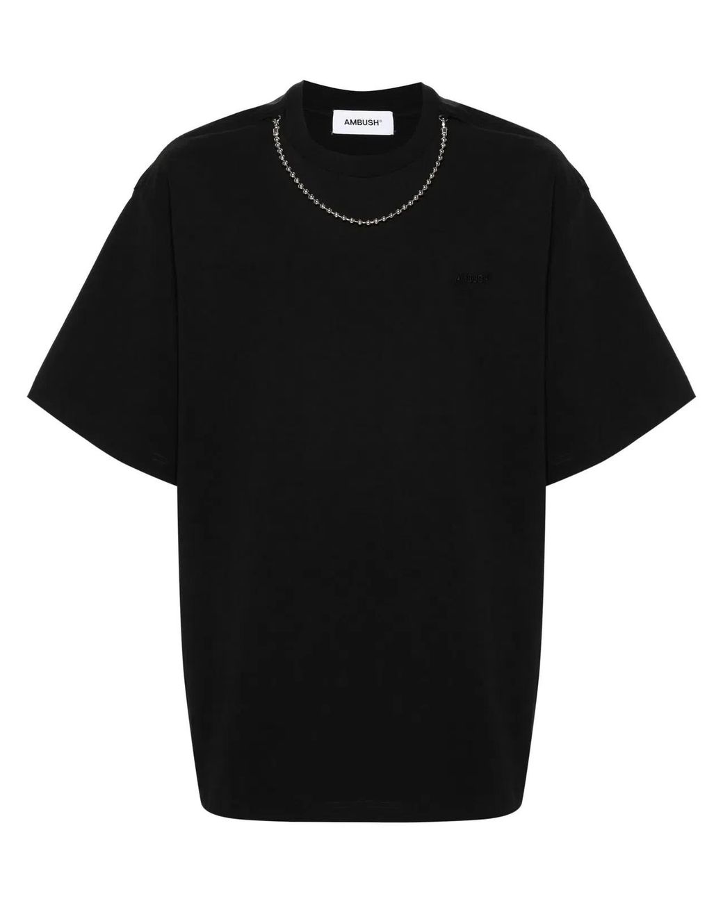 Ambush Black Ballchain T-Shirt Clothing for men