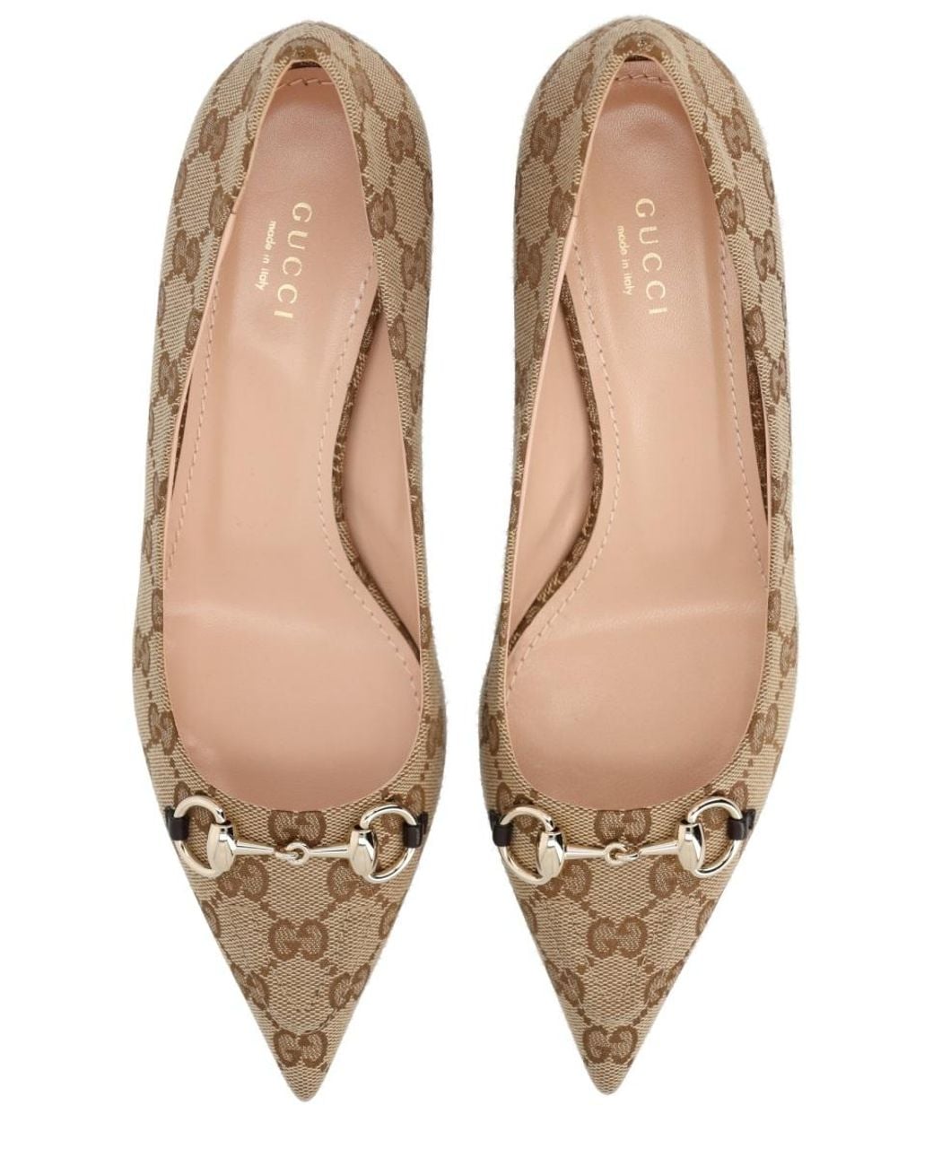 Gucci Brown Pumps With Clamp