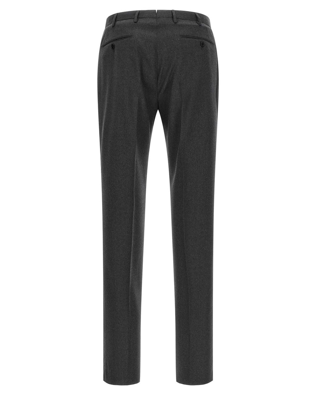 Incotex Gray Pants With Front Crease for men