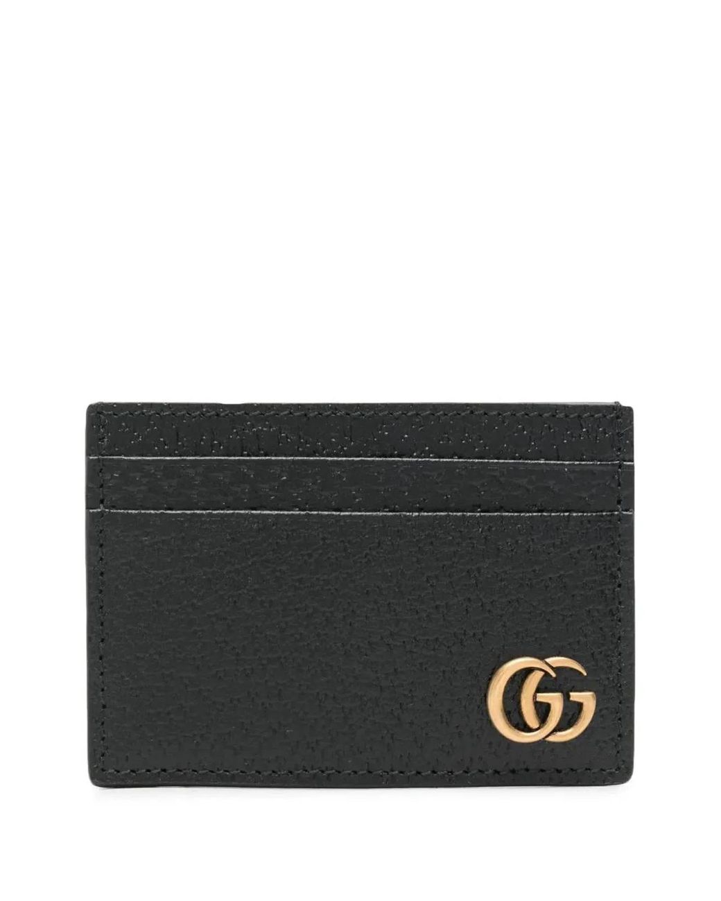 Gucci Black Gg Marmont Cardholder for men