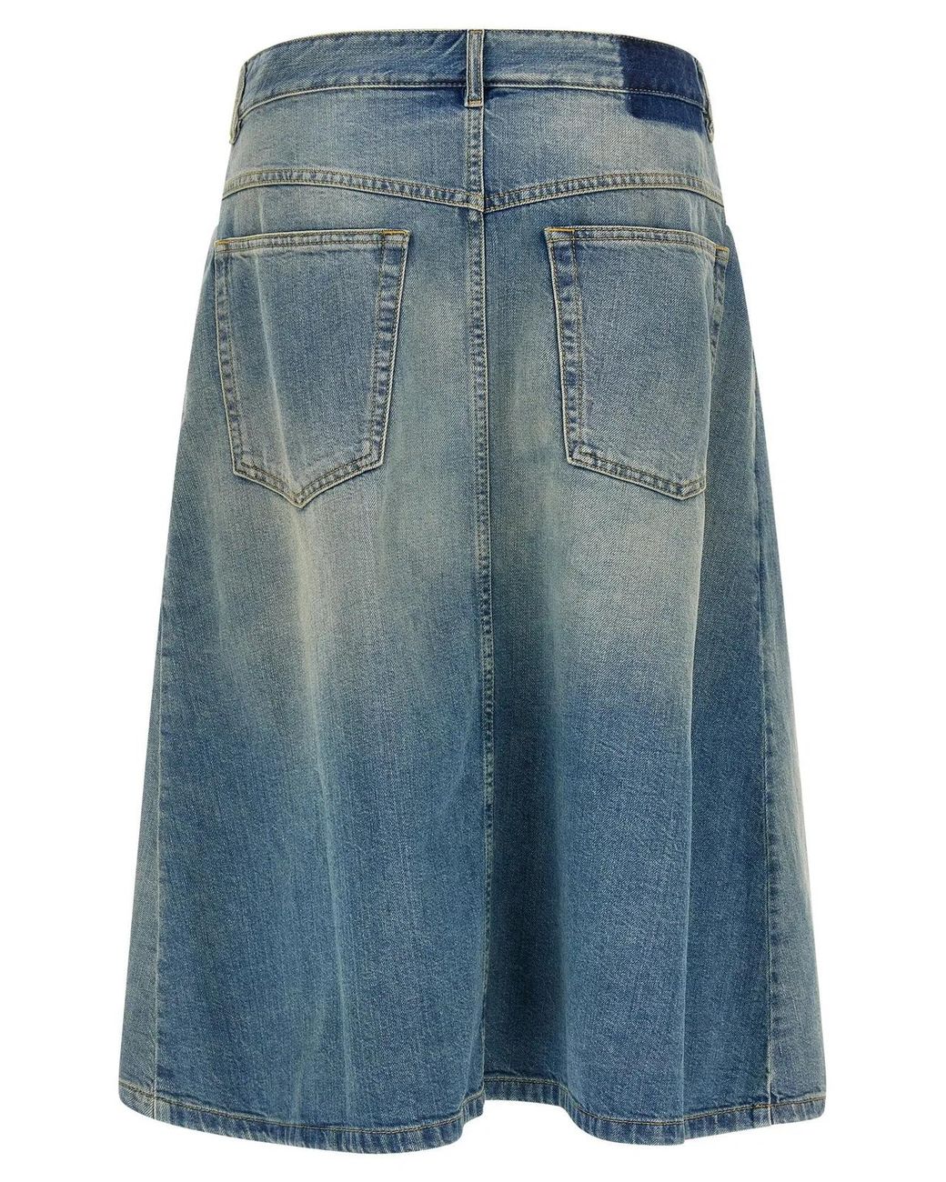 Maison Margiela Blue Wrap Skirt