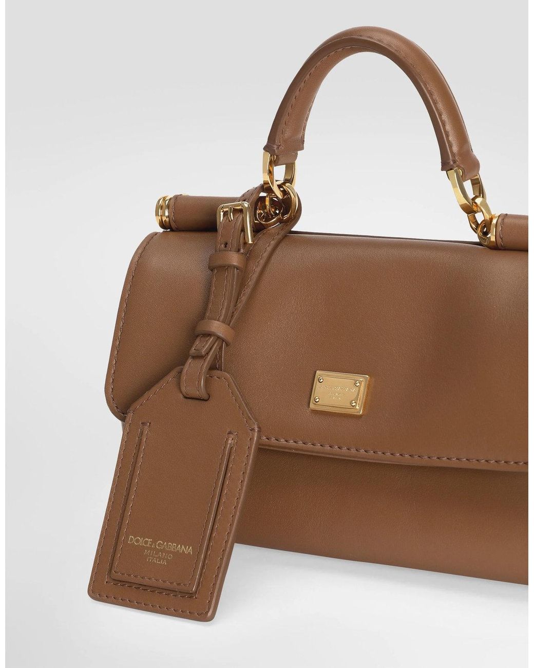 Dolce & Gabbana Brown Dolce & Gabbana Mini My Sicily Handbag