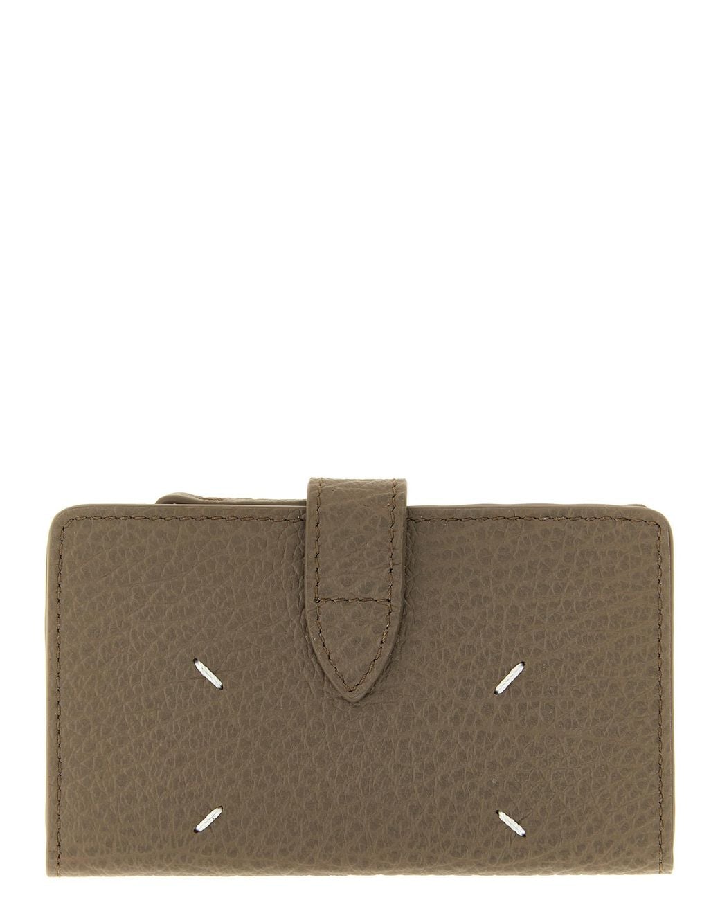 Maison Margiela Brown 'Four Stitches' Wallet