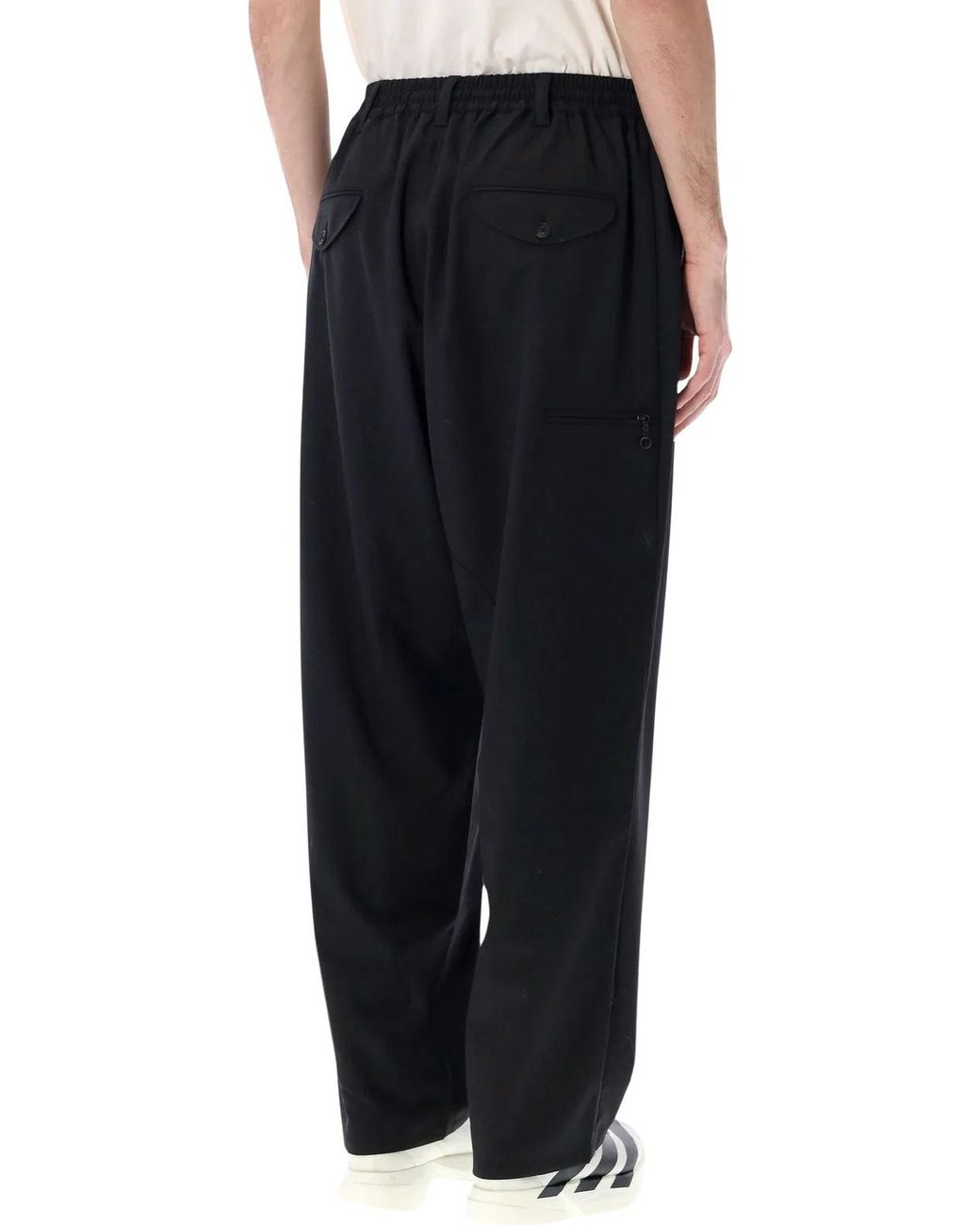 Y-3 Black Wool Blend Joggers