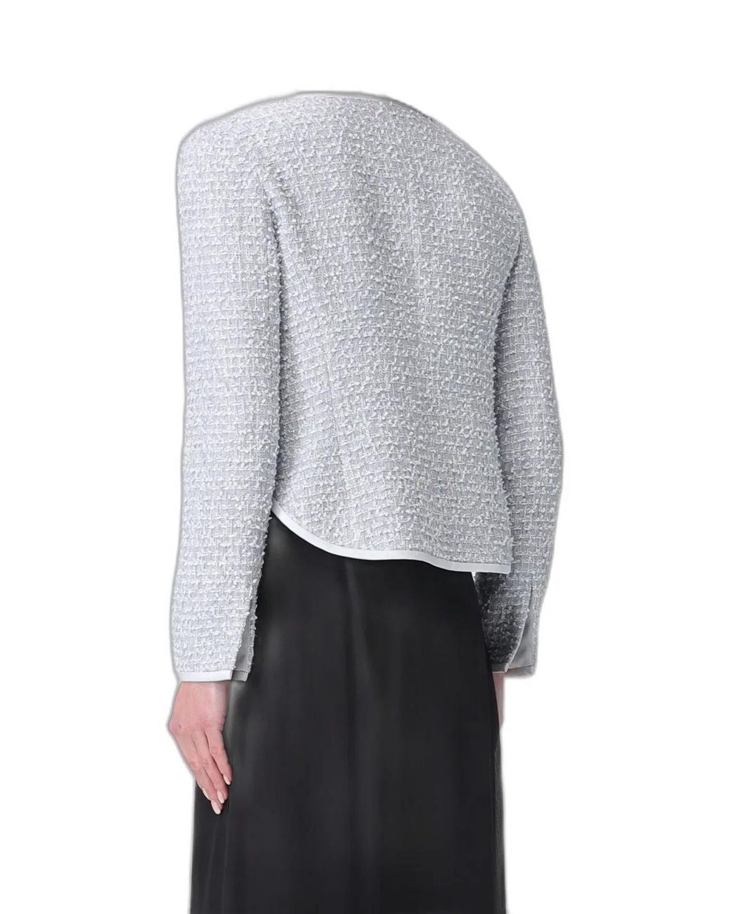 Emporio Armani Gray Wool Blend Jacket