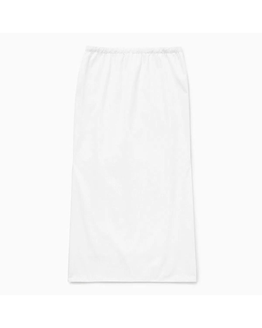 1989 STUDIO White Long Asymmetric Skirt