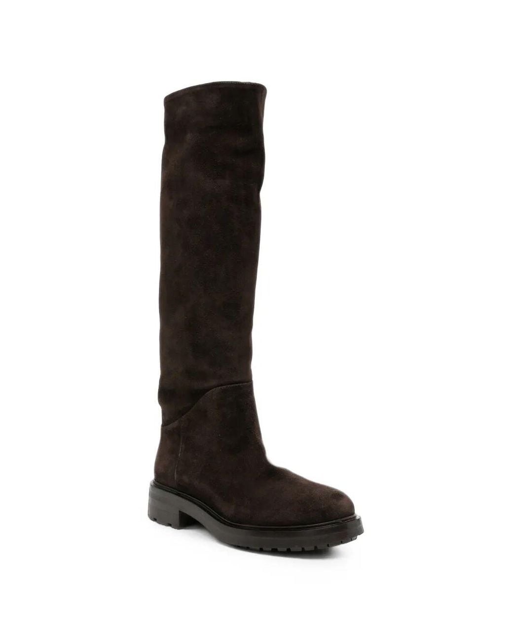 Strategia Black "Velour Talc" Ebony Boots