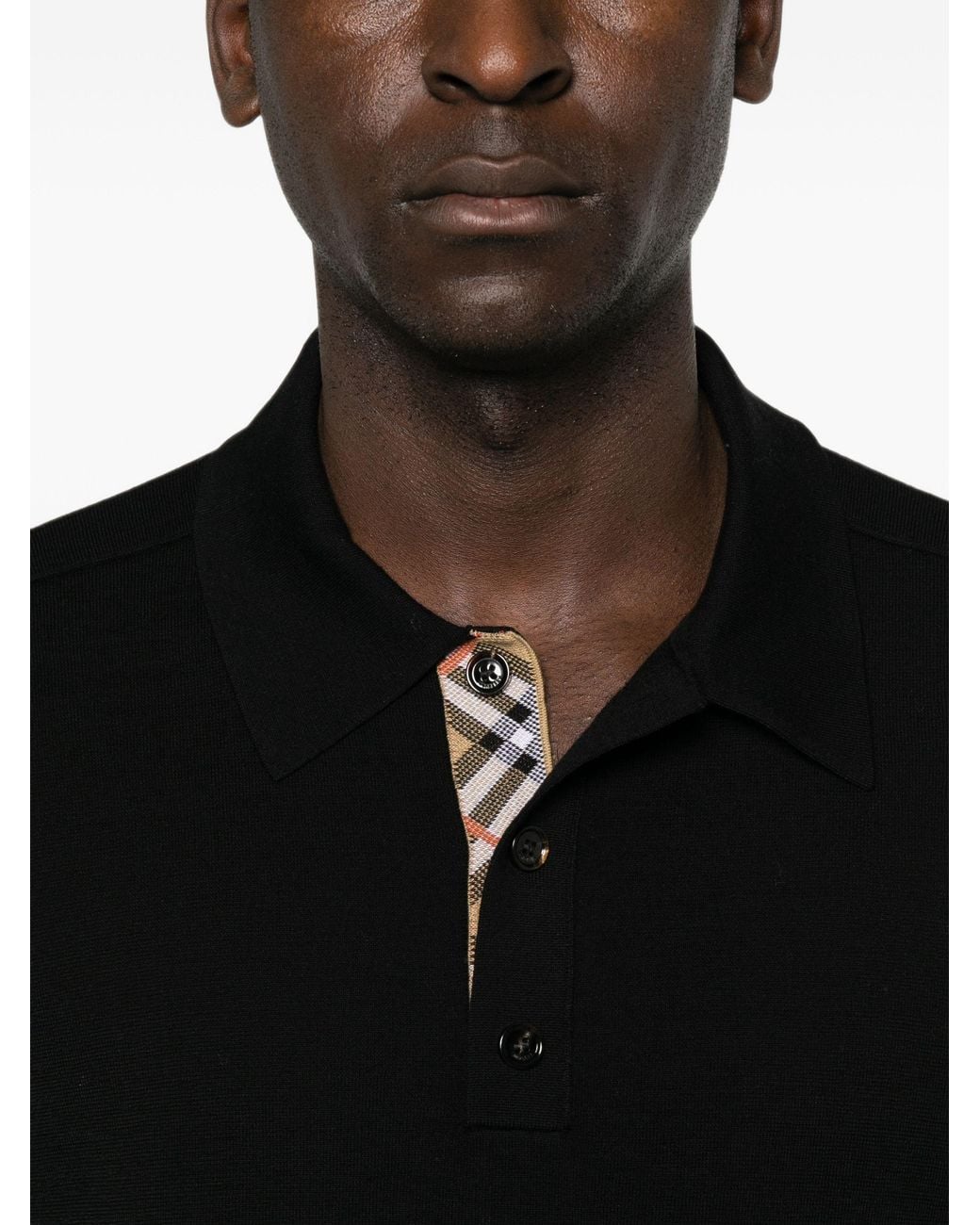 Burberry Black Marcus Long Sleeve T-Shirt for men
