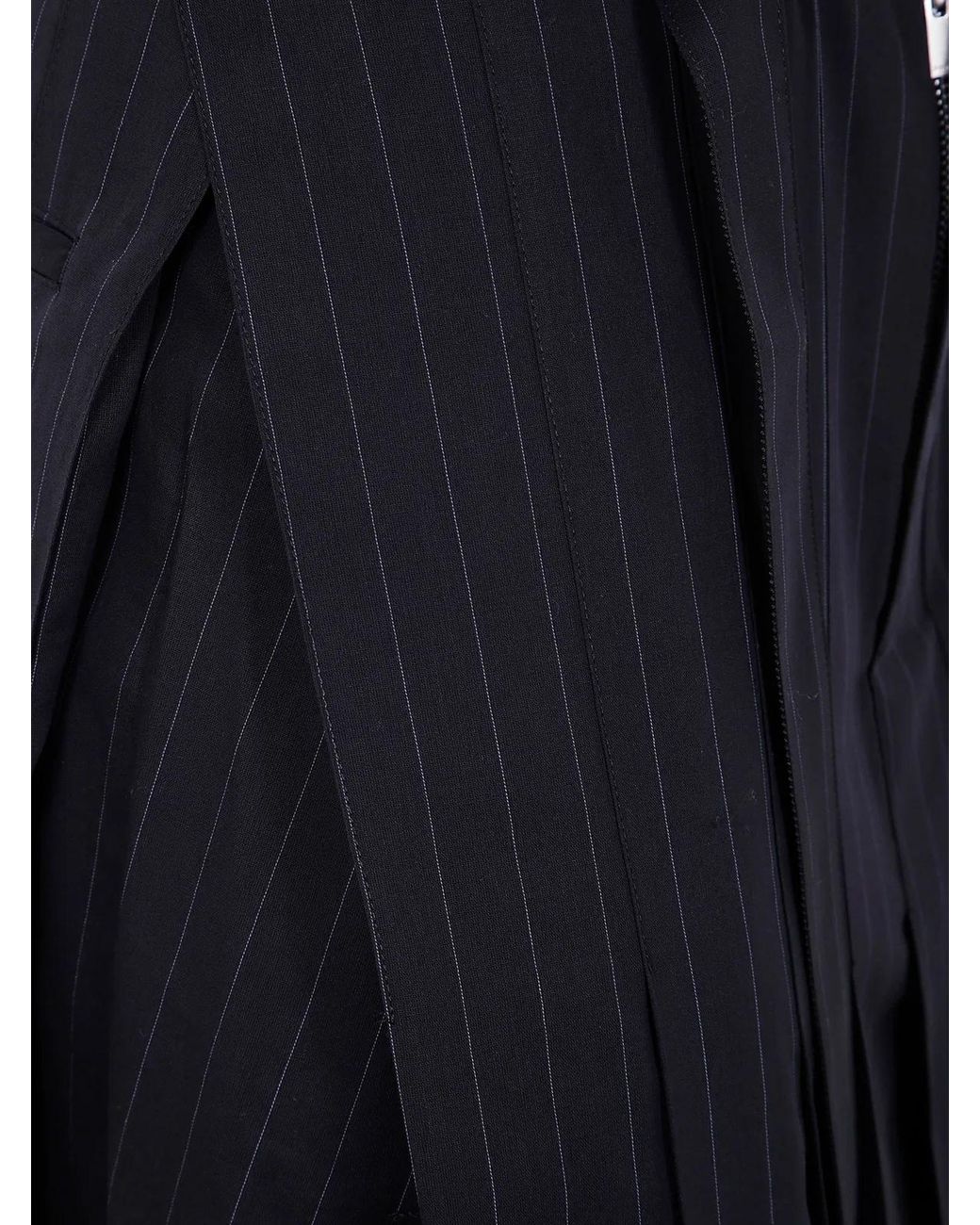 Sacai Blue High Twist Voile Skirt
