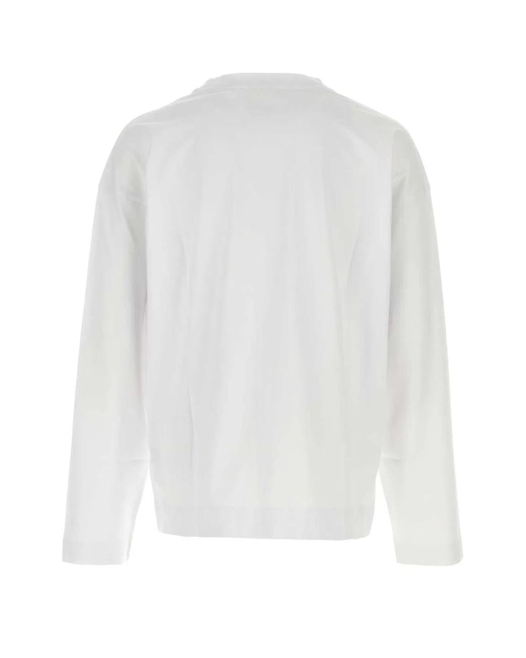 Dries Van Noten White Oversize Cotton Hegland T-Shirt for men