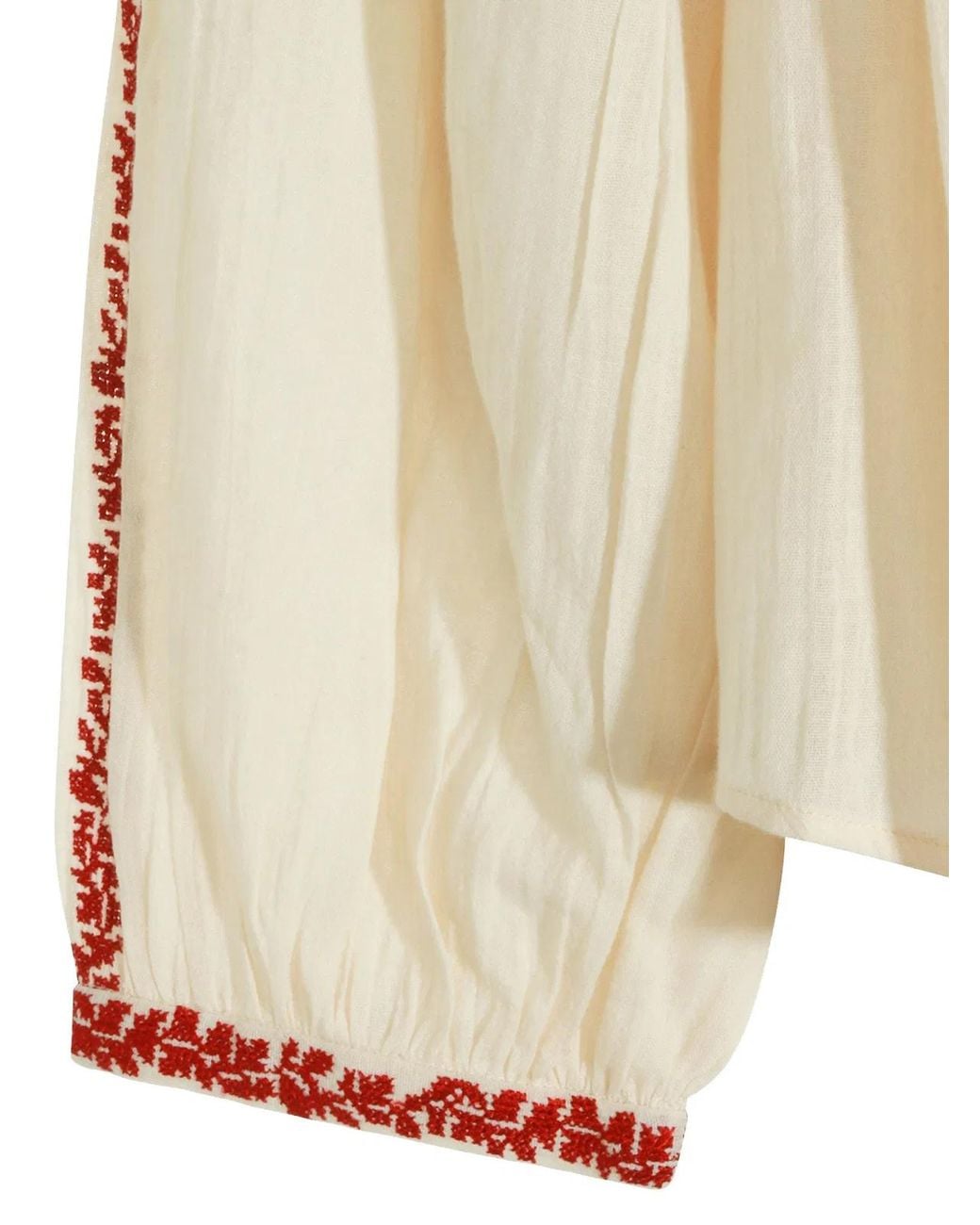 Isabel Marant Natural Lena Cotton T-Shirts Tops