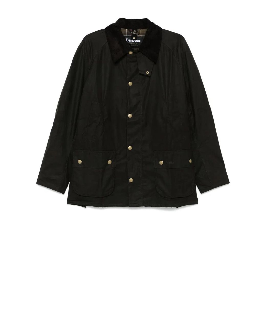 Barbour Black Ashby Wax Jacket for men