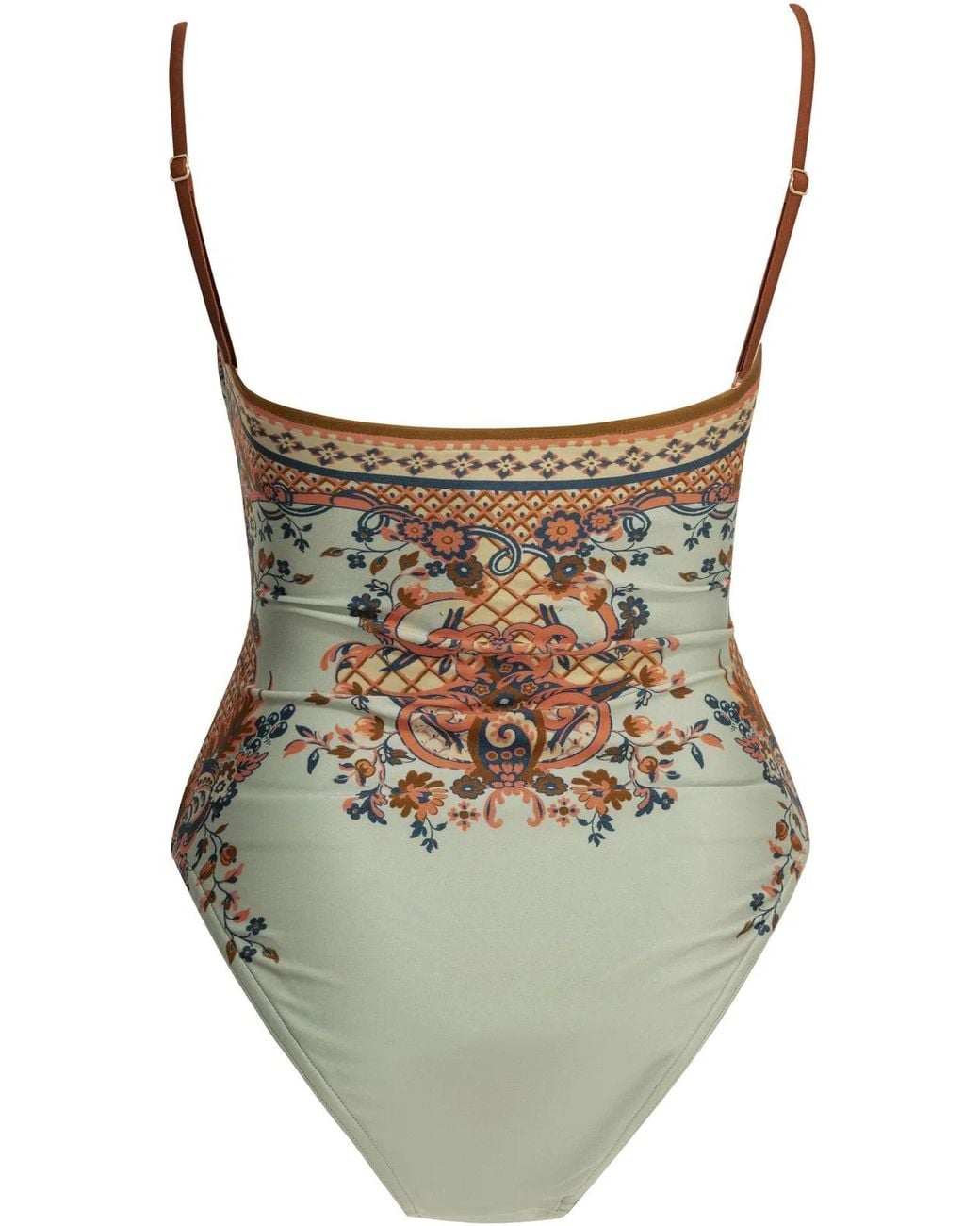 Zimmermann Brown "Aster" Swimsuit